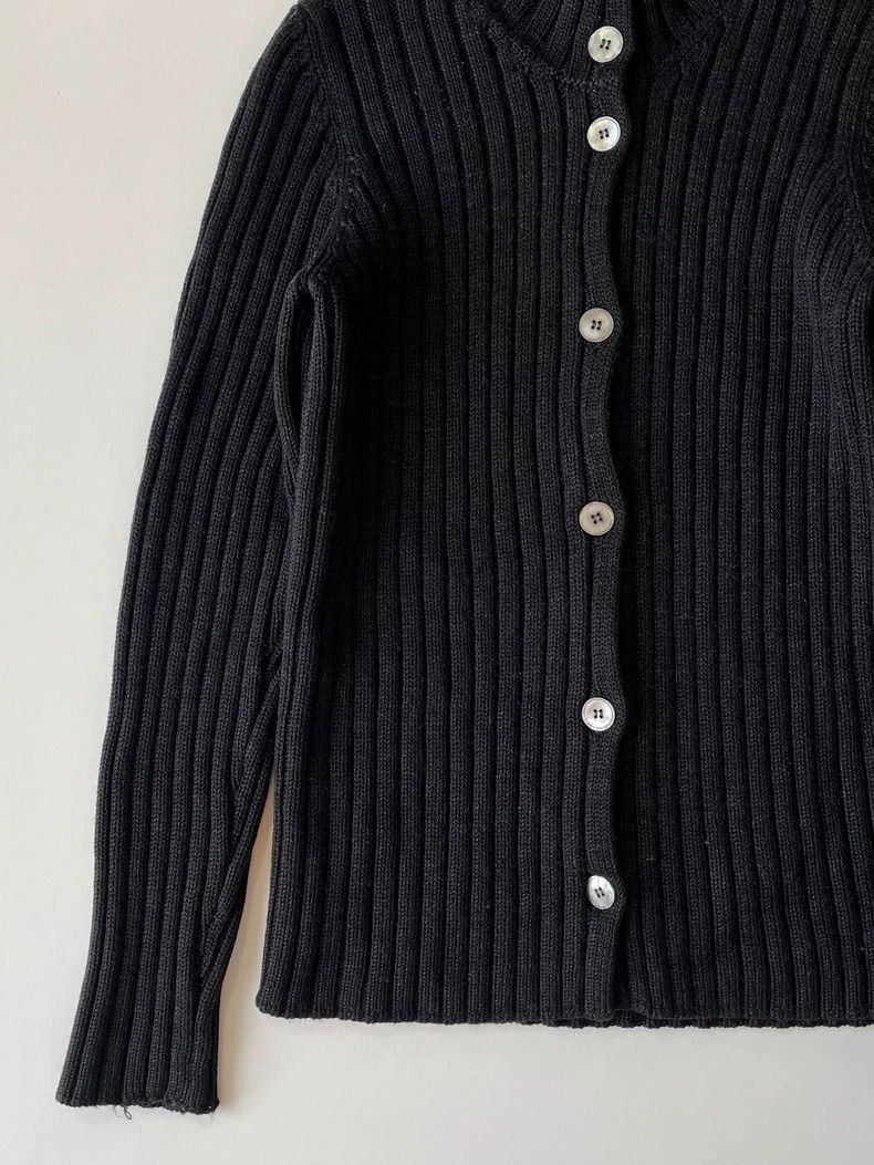 Helmut Lang HELMUT LANG 1990s high collar knit top Size S / US 4 / IT 40 - 2 Thumbnail