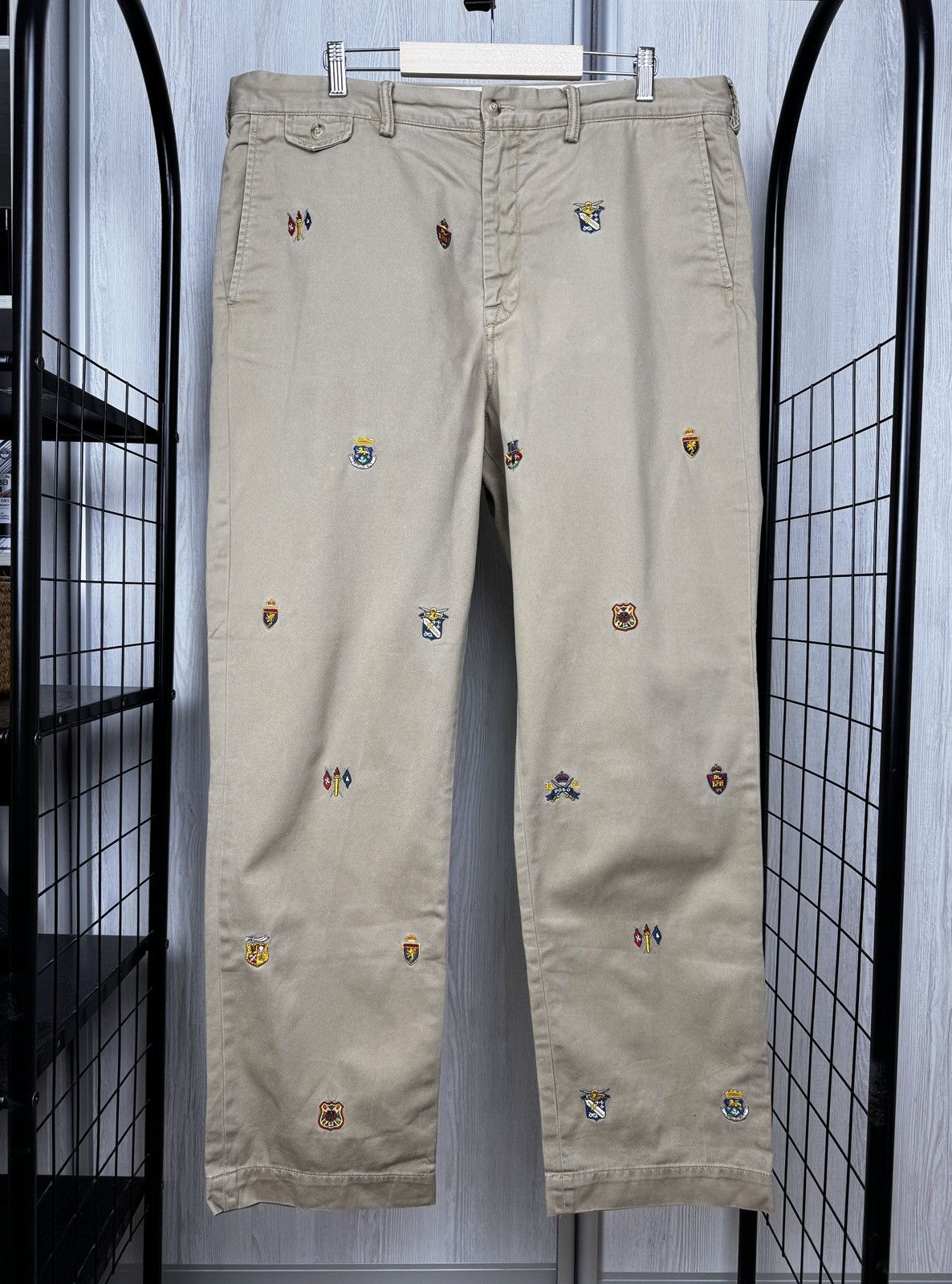 Polo Ralph Lauren Polo Ralph Lauren Classic Straight Fit Twill All Over Flags Size US 38 / EU 54 - 2 Thumbnail