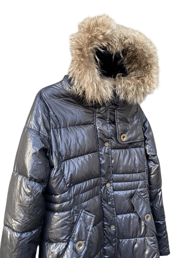 Japanese Brand × Playboy Womens' Playboy Puffer Hooded Long coat Size XS / US 0-2 / IT 36-38 - 4 Thumbnail
