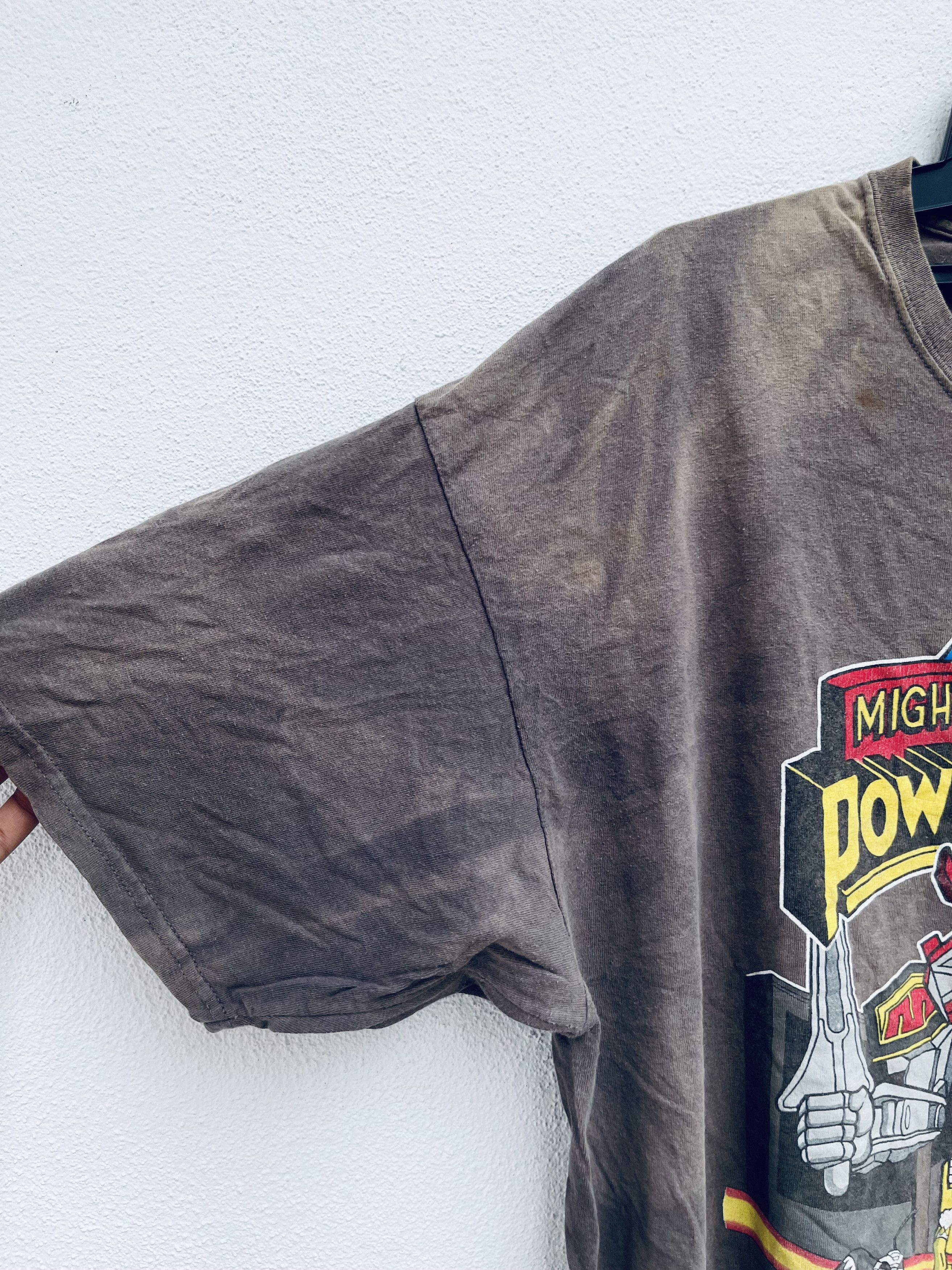 Vintage Vintage Power Rangers Famous Television Series Shirt Size US XXL / EU 58 / 5 - 8 Thumbnail