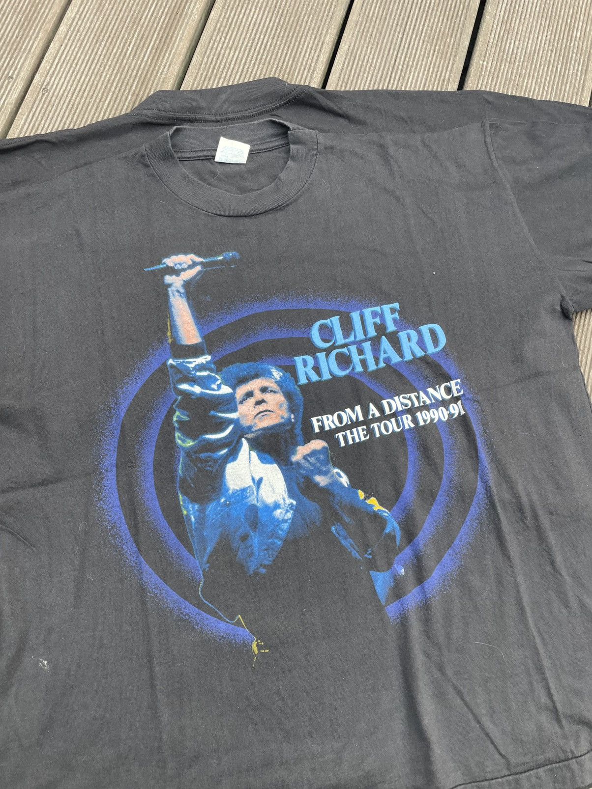 Band Tees Vintage Cliff Richard Set Tour Shirts 1990-1992 Size US XL / EU 56 / 4 - 12 Thumbnail