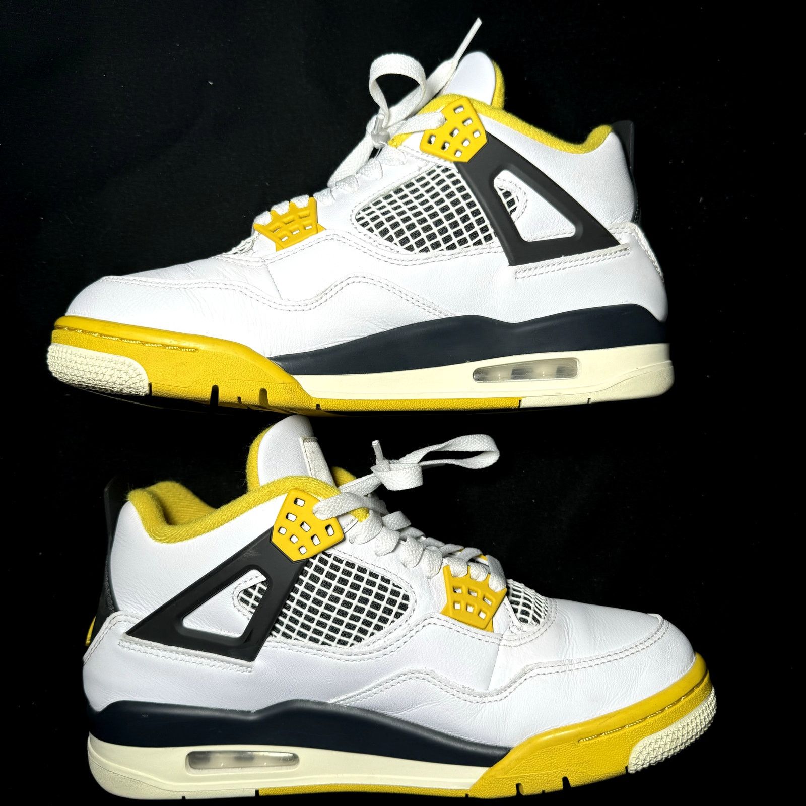 Jordan Brand × Nike Size 9.5 Wmns Air Jordan 4 Retro Vivid Sulfur Women's Shoes Size US 9.5 / IT 39.5 - 3 Thumbnail