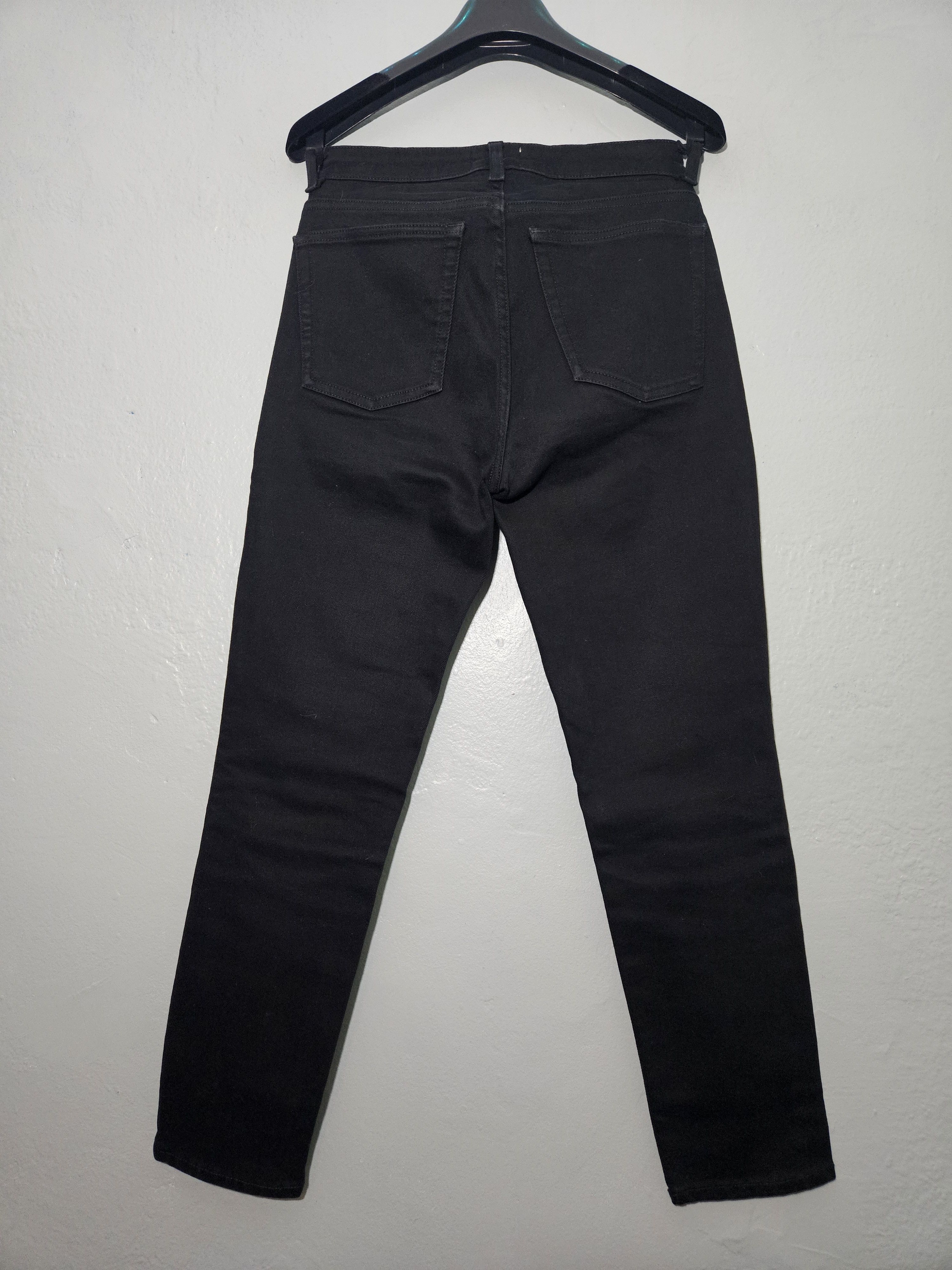 Acne Studios Patti Stay Blk Slim Fit Black Denim Jeans Size US 26 / EU 42 - 4 Thumbnail