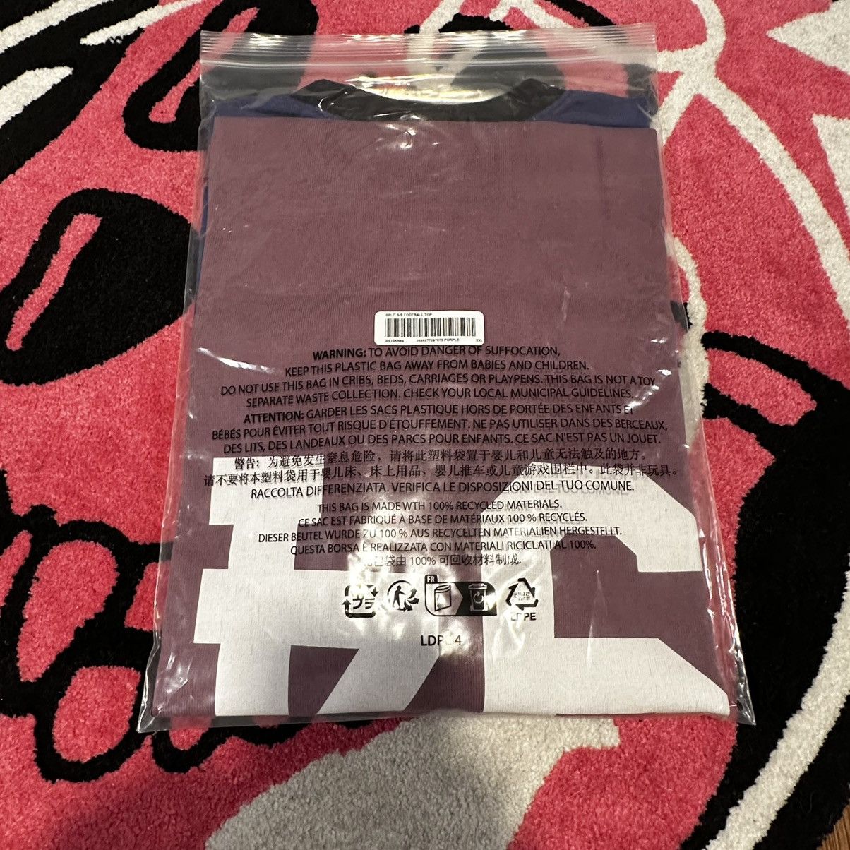Supreme Supreme Split S/S Football Top Purple Size US XXL / EU 58 / 5 - 3 Thumbnail