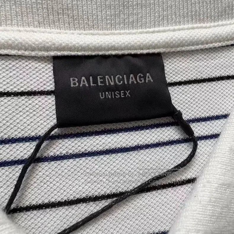 Balenciaga Balenciaga 25SS Striped Polo Short Sleeve. Size US S / EU 44-46 / 1 - 3 Thumbnail