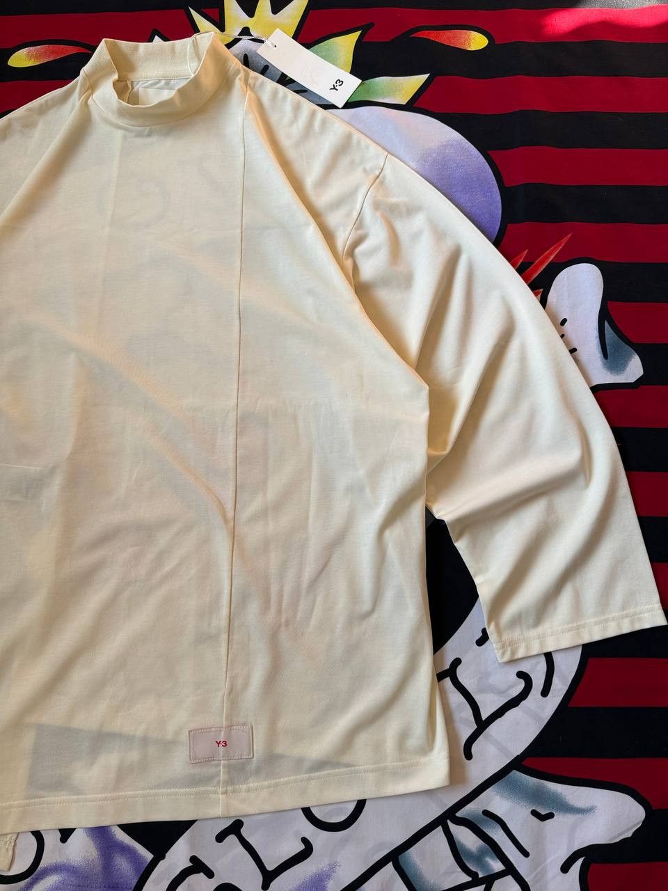 Y-3 Yohji Yamamoto x Adidas Y-3 longsleeve in warm white Size S Size US S / EU 44-46 / 1 - 2 Thumbnail