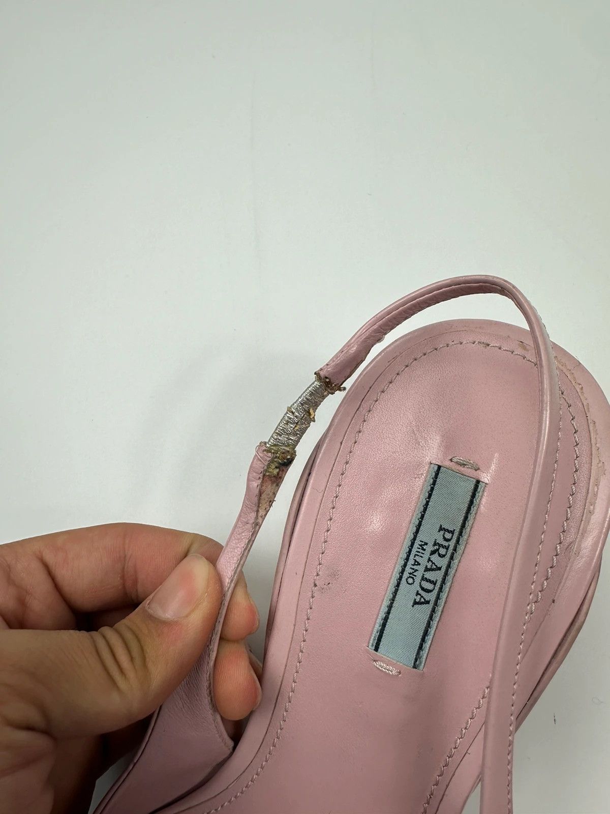 Prada Prada Milano SS2021 Pink Leather Escarpins Heels Pumps Size US 9 / IT 39 - 10 Thumbnail