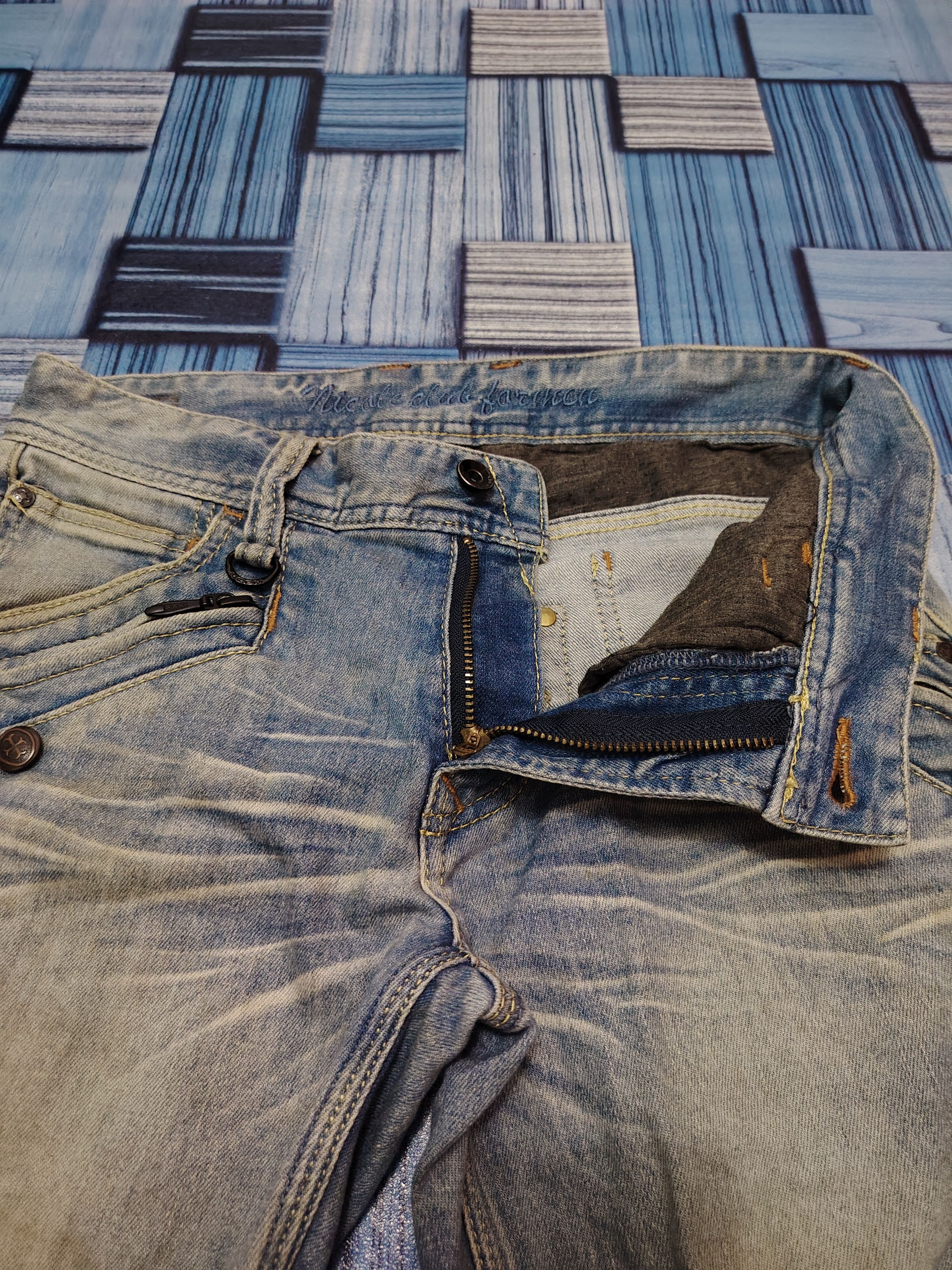 If Six Was Nine Japanese Nicole Club for men Distressed denim Flared Jeans Size US 30 / EU 46 - 6 Thumbnail