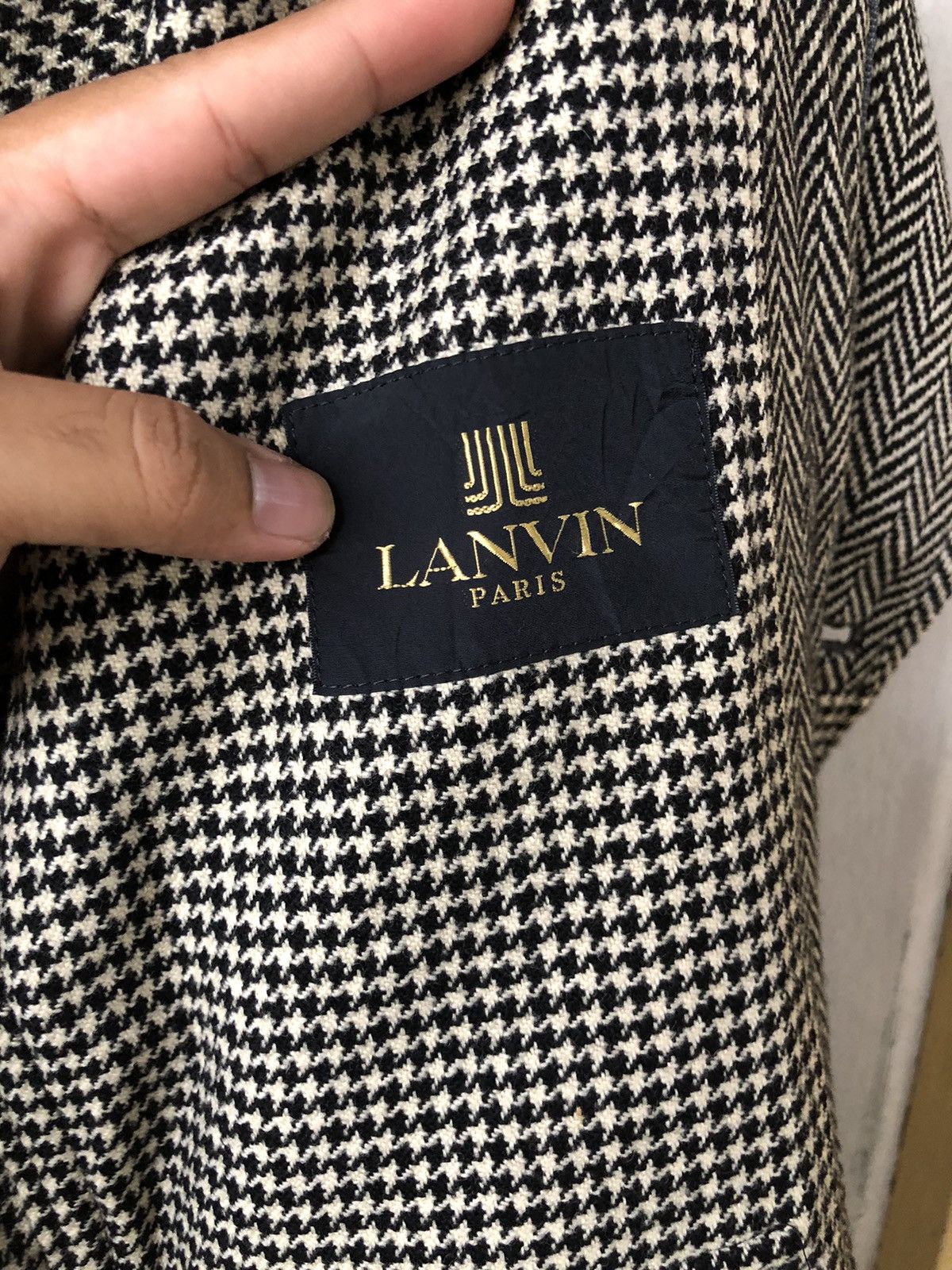 Lanvin Vintage Lanvin Paris Wool Twilled Double Breasted Jacket Size M / US 6-8 / IT 42-44 - 16 Thumbnail