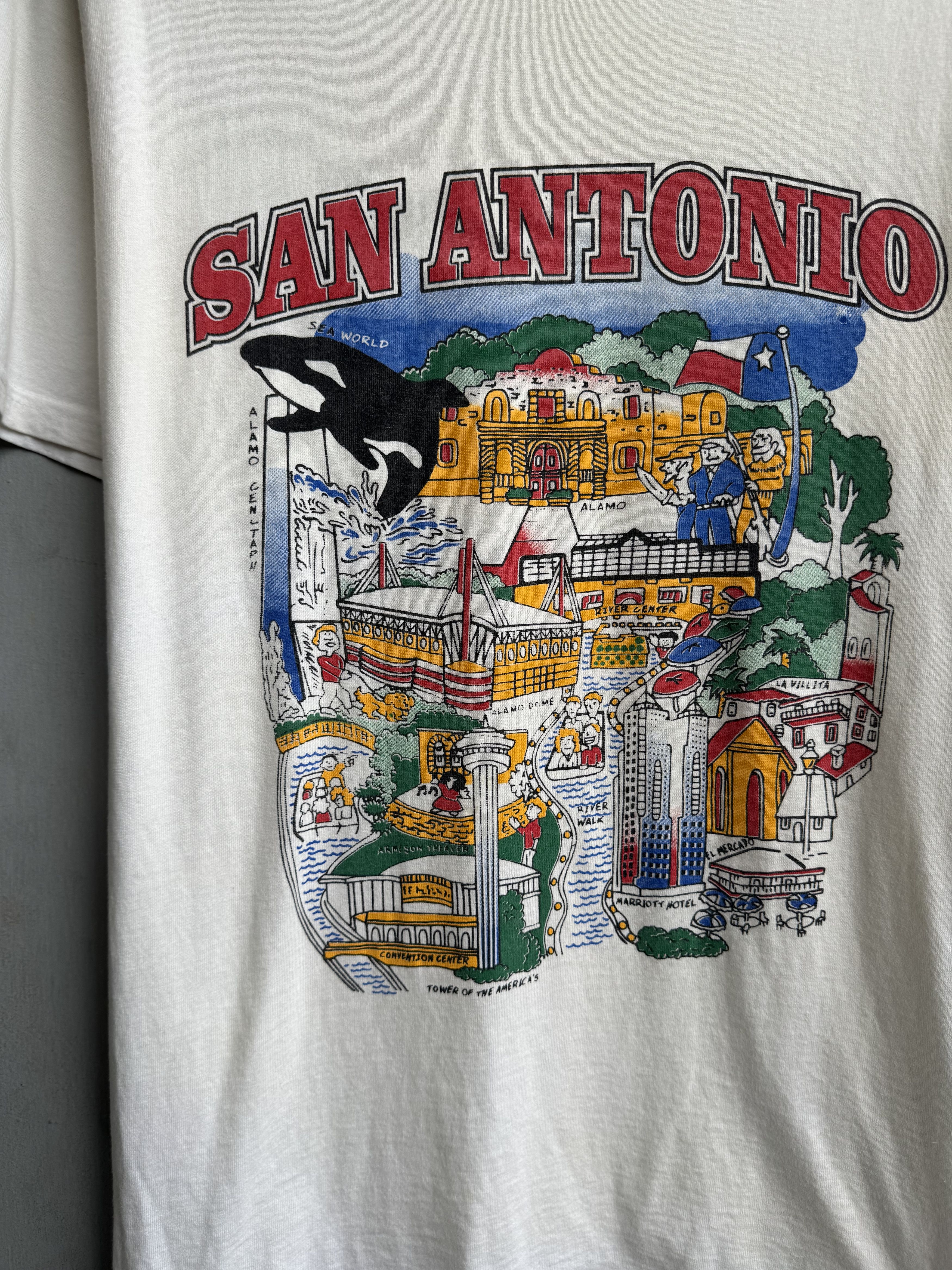 Vintage San Antonio Texas Art Shirt Size US M / EU 48-50 / 2 - 4 Thumbnail