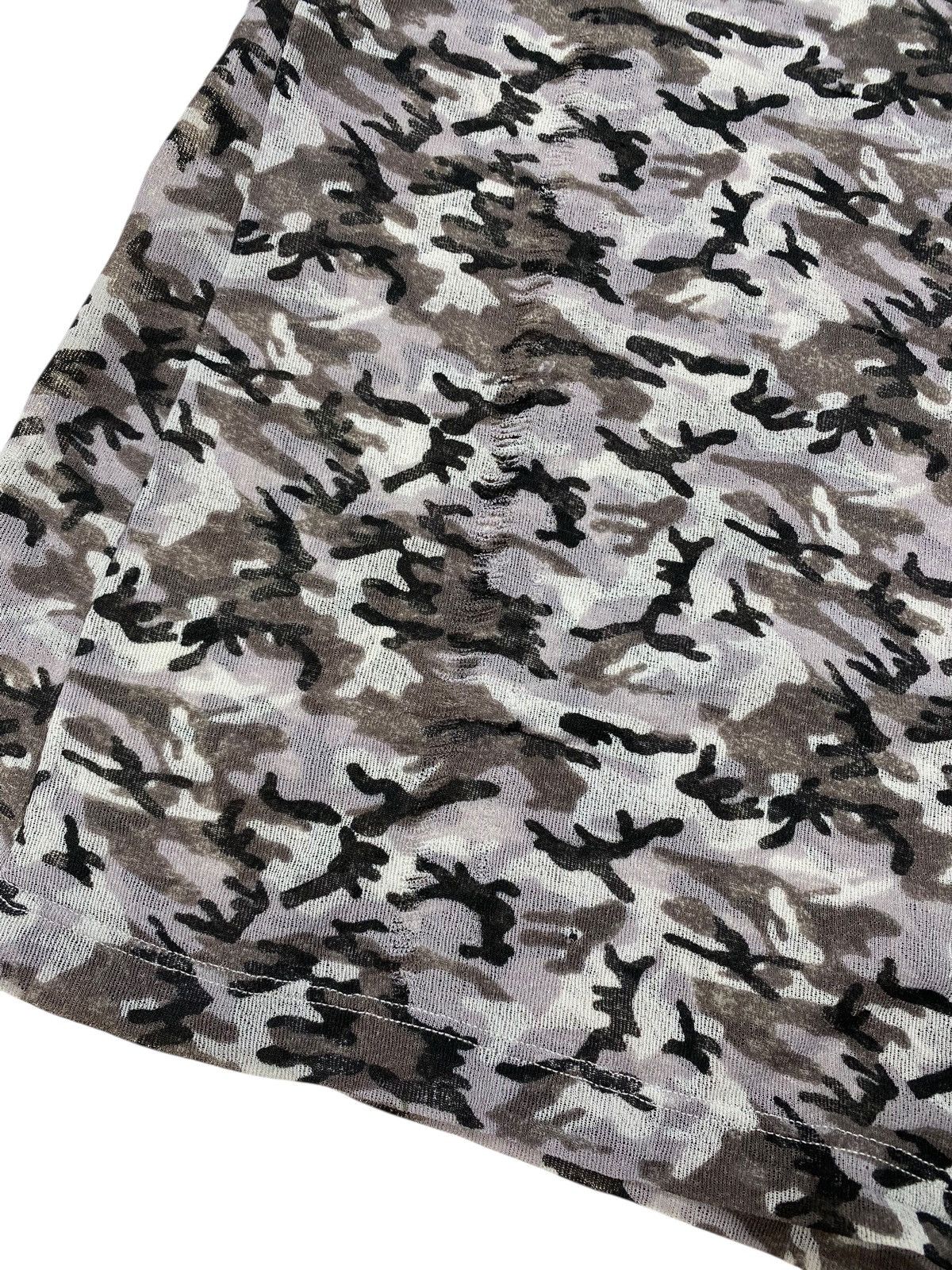 Jean Paul Gaultier Jean Paul Gaultier Camo Mesh Top Size US S / EU 44-46 / 1 - 9 Thumbnail