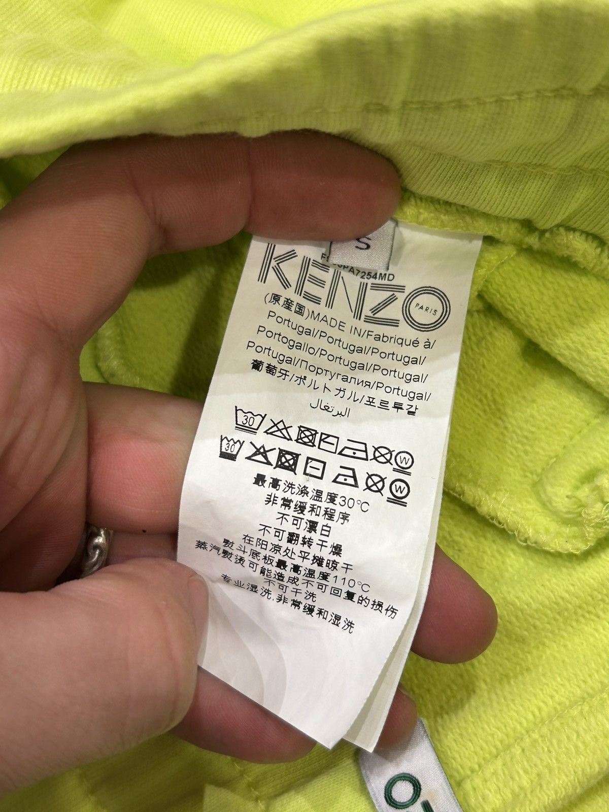 Kenzo Kenzo Sweatshorts - Neon Size US 30 / EU 46 - 4 Thumbnail