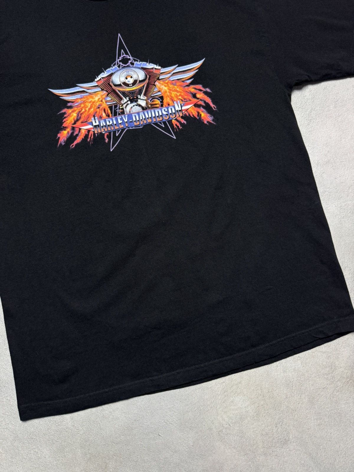 Harley Davidson Harley Davidson 1999 Virginia City Nevada Moto T-Shirt Size US XXL / EU 58 / 5 - 4 Thumbnail