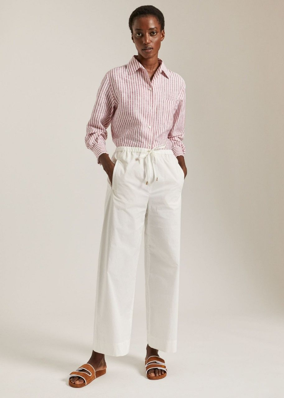 Loro Piana o1srvl11e0424 Trouser in White Size 36" / US 14 / IT 50 - 3 Thumbnail