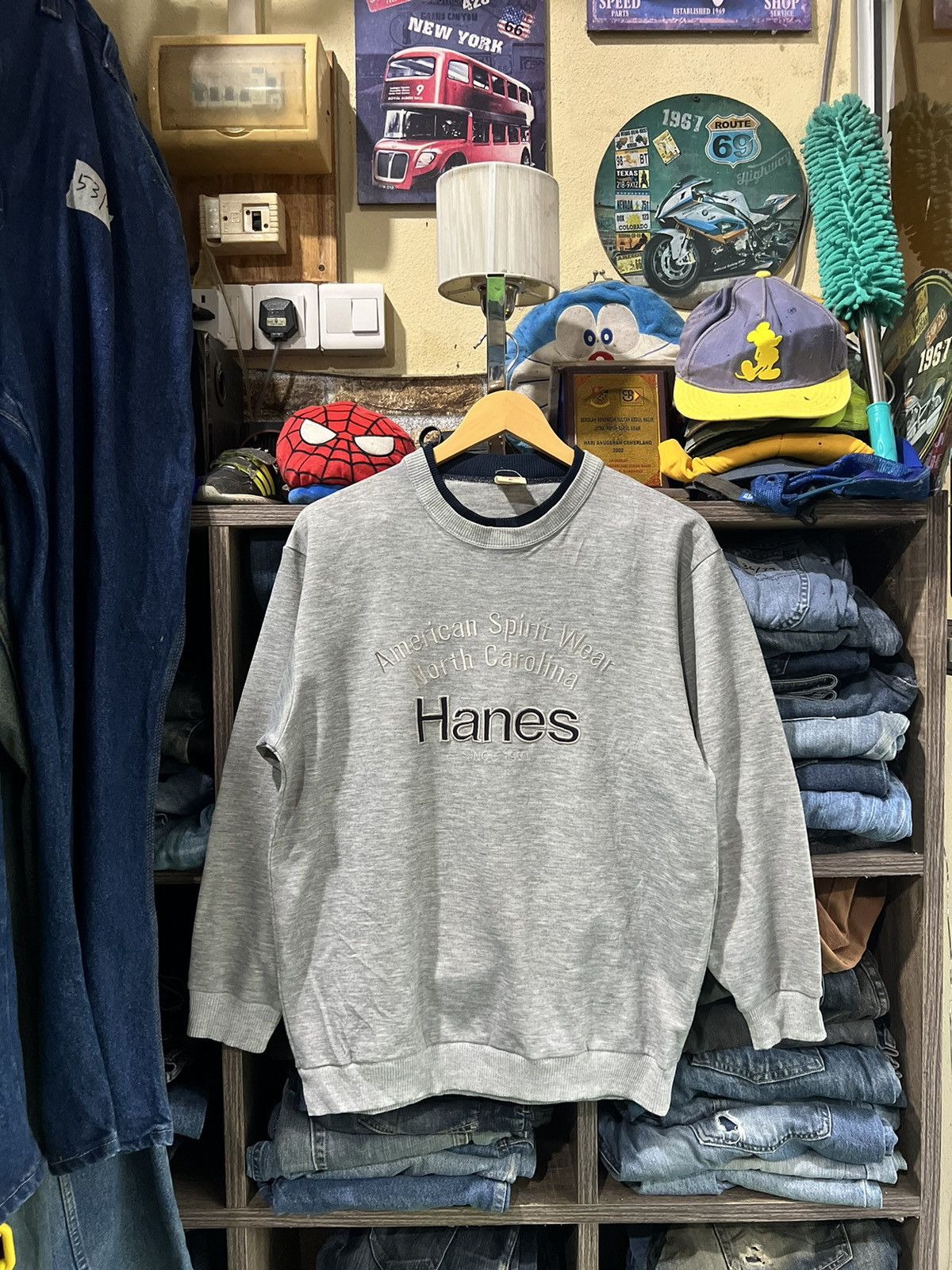 Hanes 🔥Vintage Hanes North Carolina Crewneck Sweatshirt Size US M / EU 48-50 / 2 - 1 Thumbnail