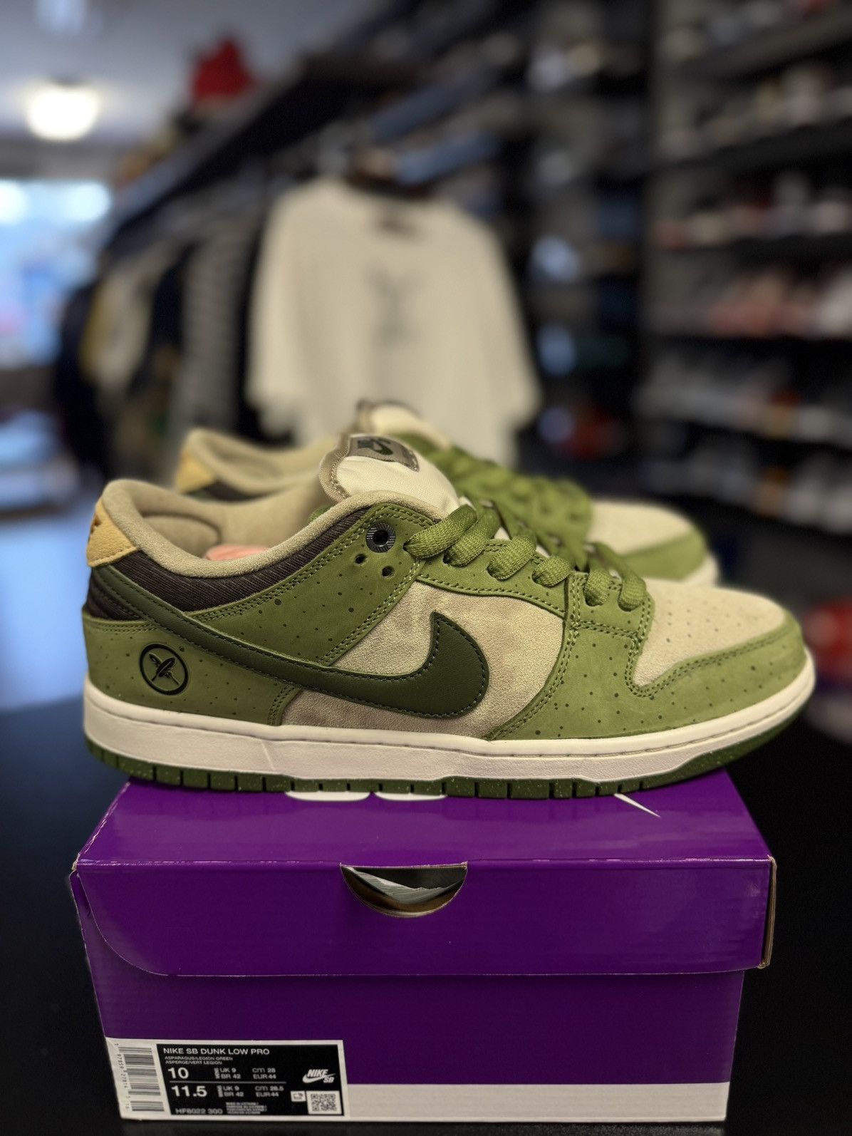 Nike Nike Dunk Low Yuto Horigome Matcha Size 10 (NEW) Size US 10 / EU 43 - 1 Thumbnail