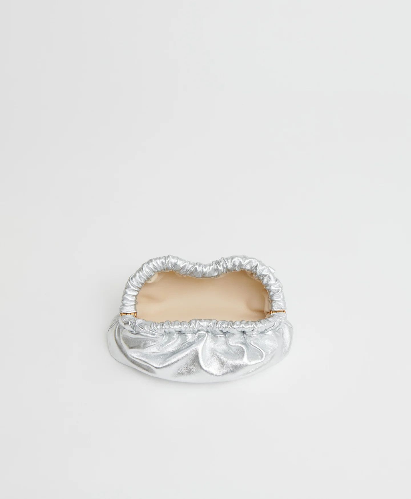 Mansur Gavriel os11x0126 Size: OS / Mini Cloud Clutch in Silver Size ONE SIZE - 3 Thumbnail
