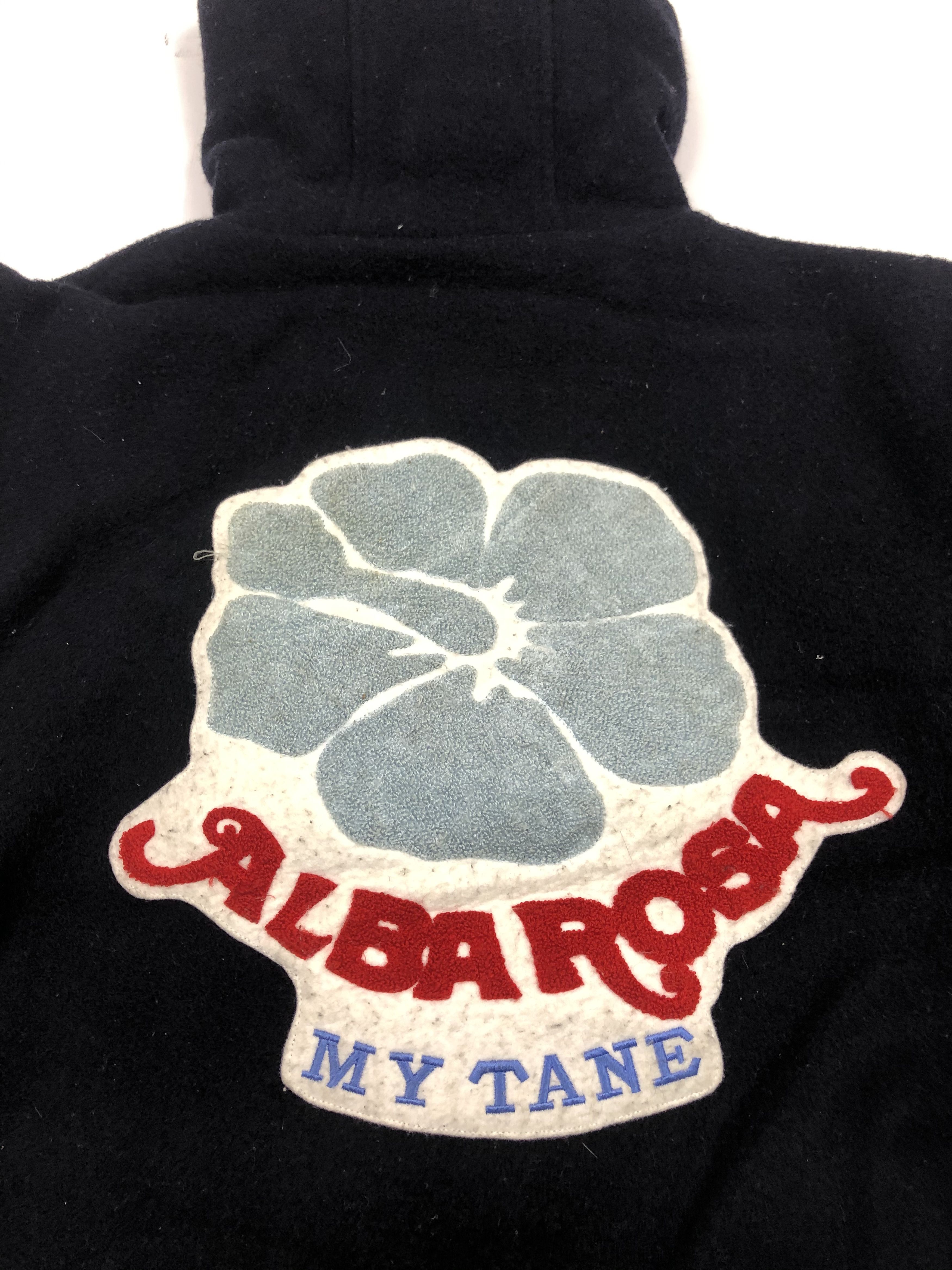 Japanese Brand Vintage 90s Alba Rosa Leather Sleeve Varsity Jacket V0074 Size US M / EU 48-50 / 2 - 7 Thumbnail