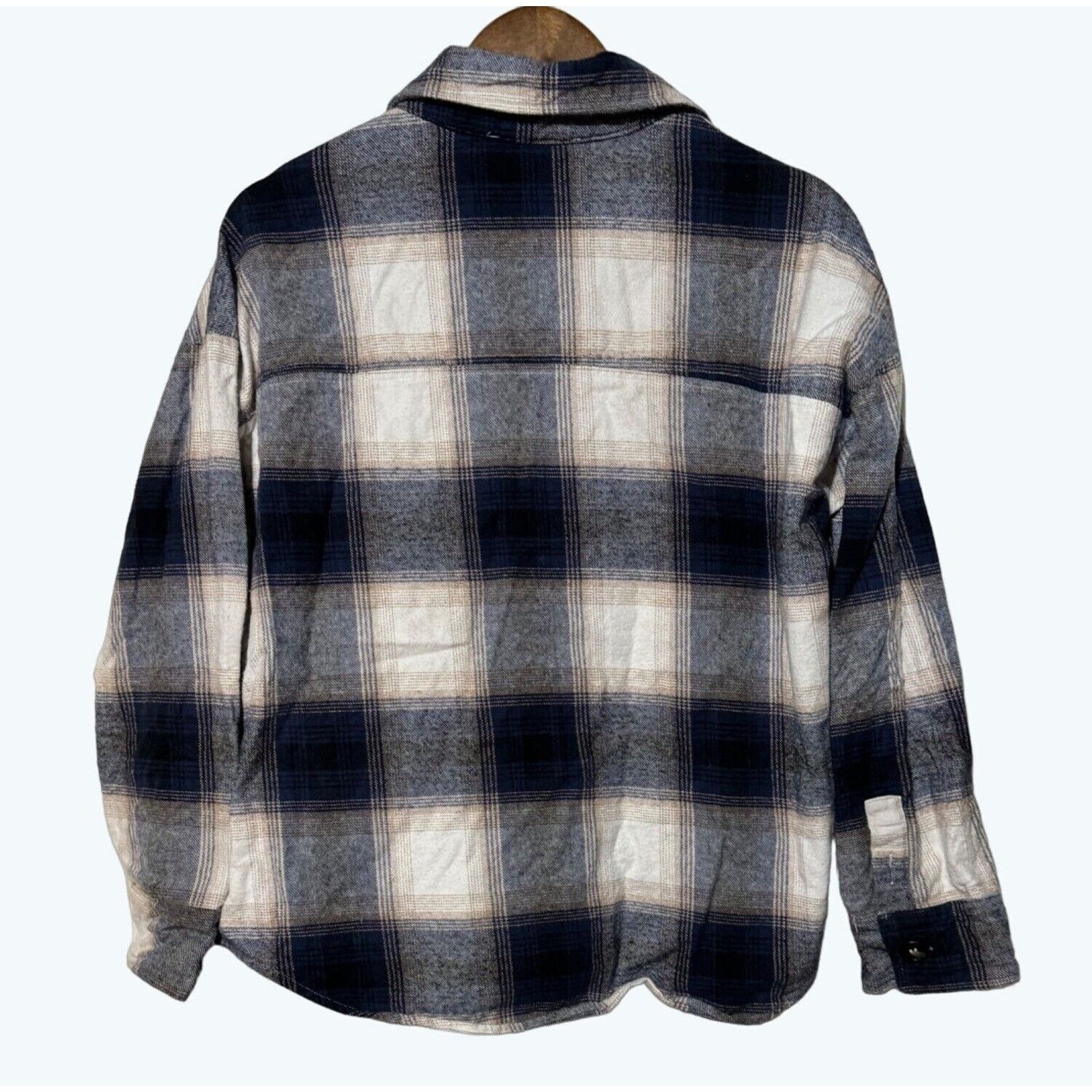 Other Blu Pepper Shacket Medium Plaid Shirt Jacket Size M / US 6-8 / IT 42-44 - 5 Thumbnail