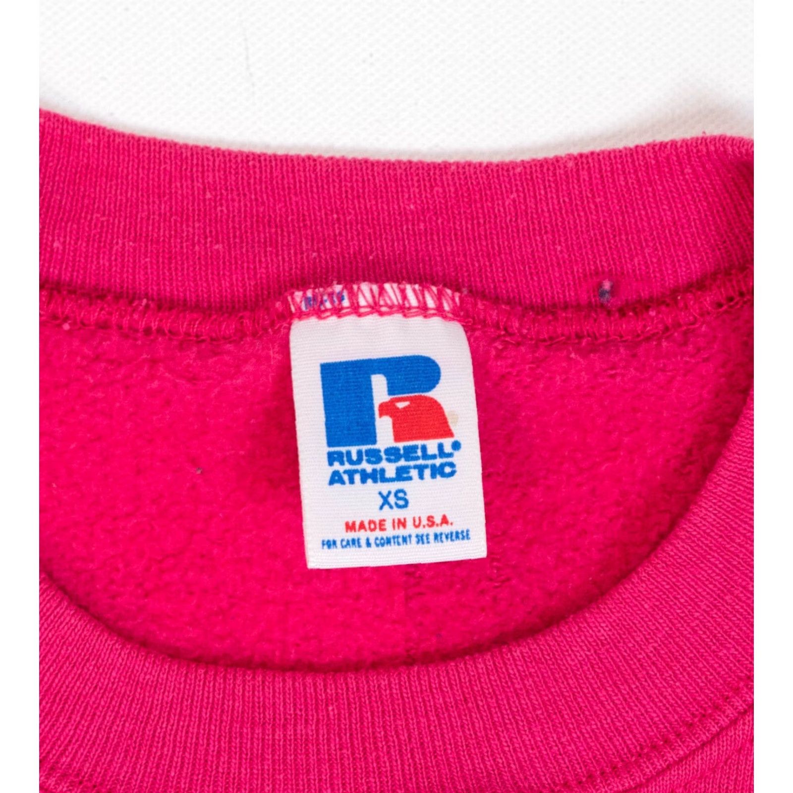 Russell Athletic VINTAGE Russell Athletic Pink Crewneck Sweatshirt Womens XS VTG Size XS / US 0-2 / IT 36-38 - 3 Thumbnail