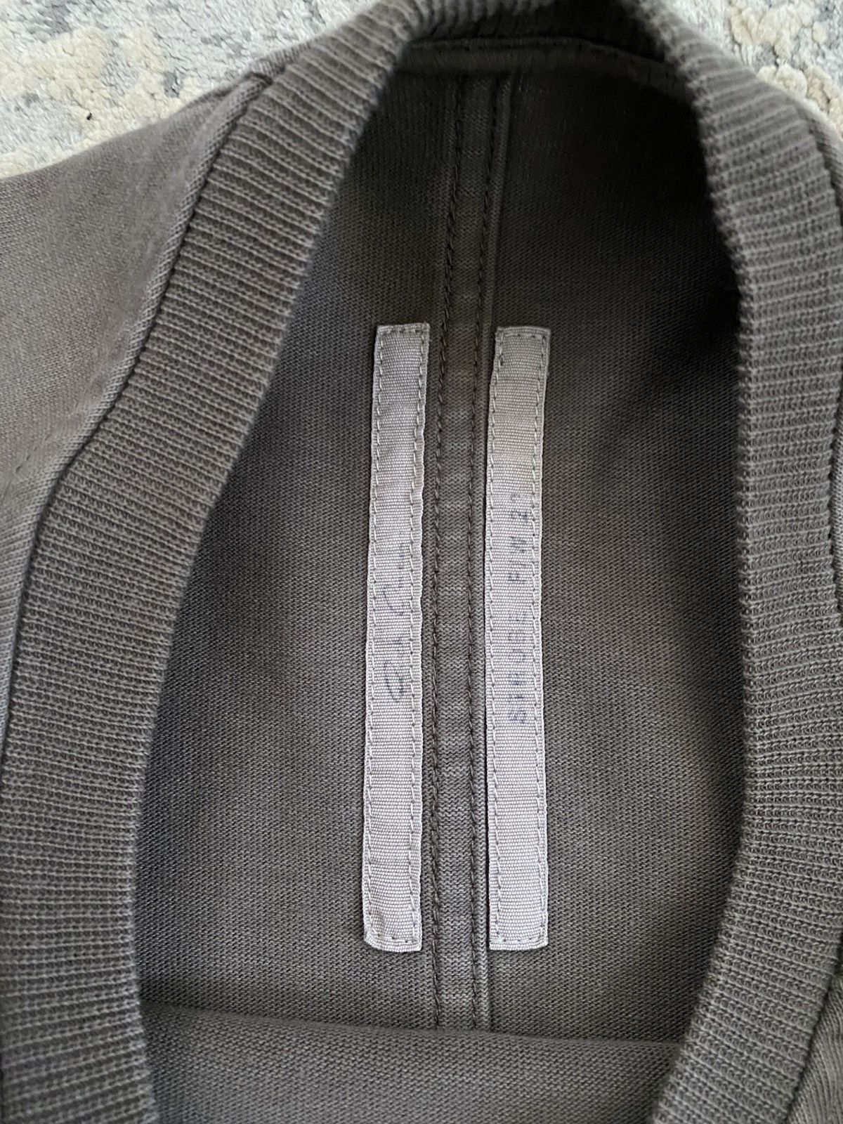 Rick Owens Mainline FW22 Strobe Oversized Heavyweight Tee Shirt Size US XS / EU 42 / 0 - 3 Thumbnail