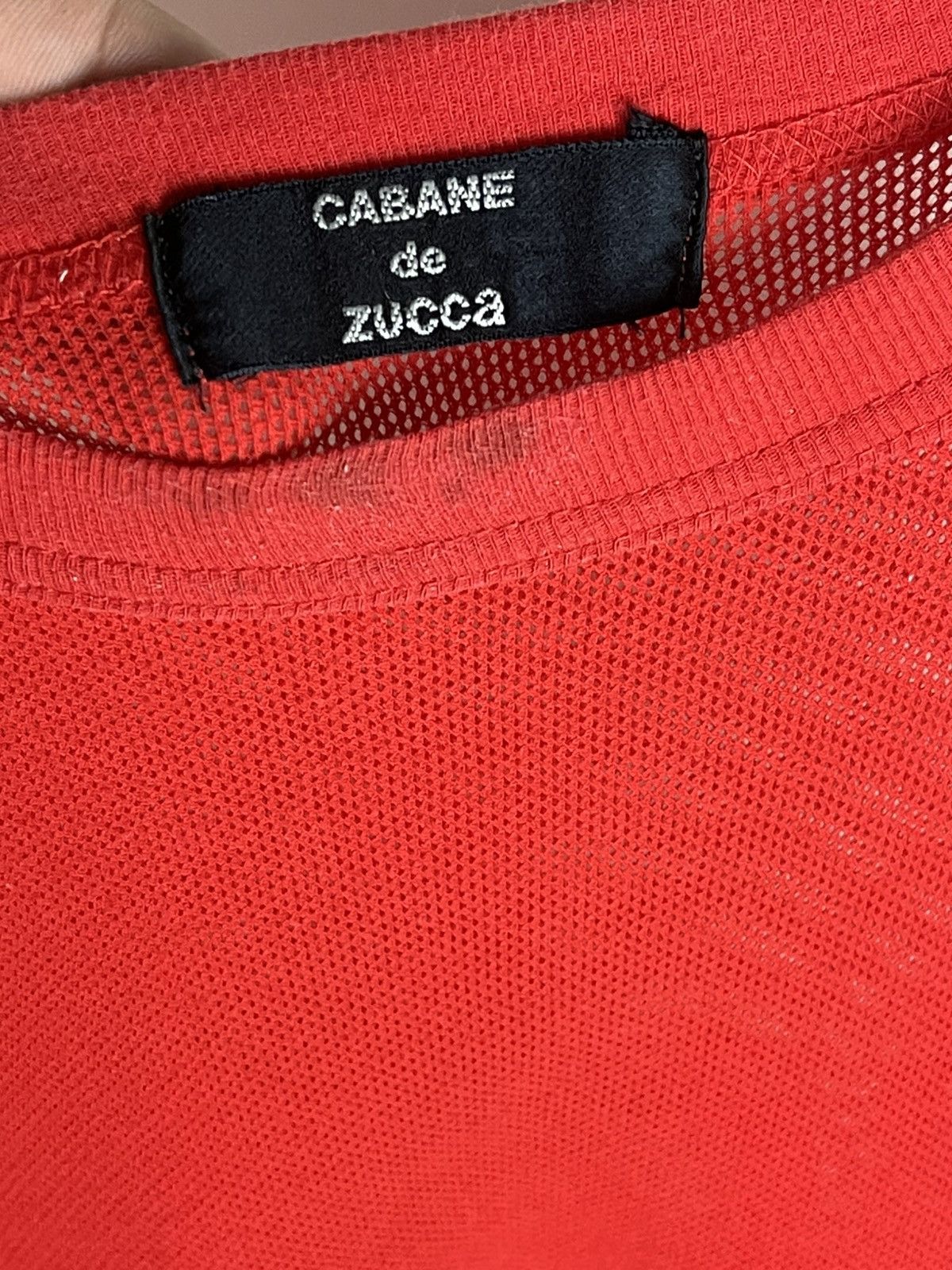 CABANE de ZUCCa Ss2002 Cabane de zucca “ZOROME” mesh tee Size US L / EU 52-54 / 3 - 6 Thumbnail