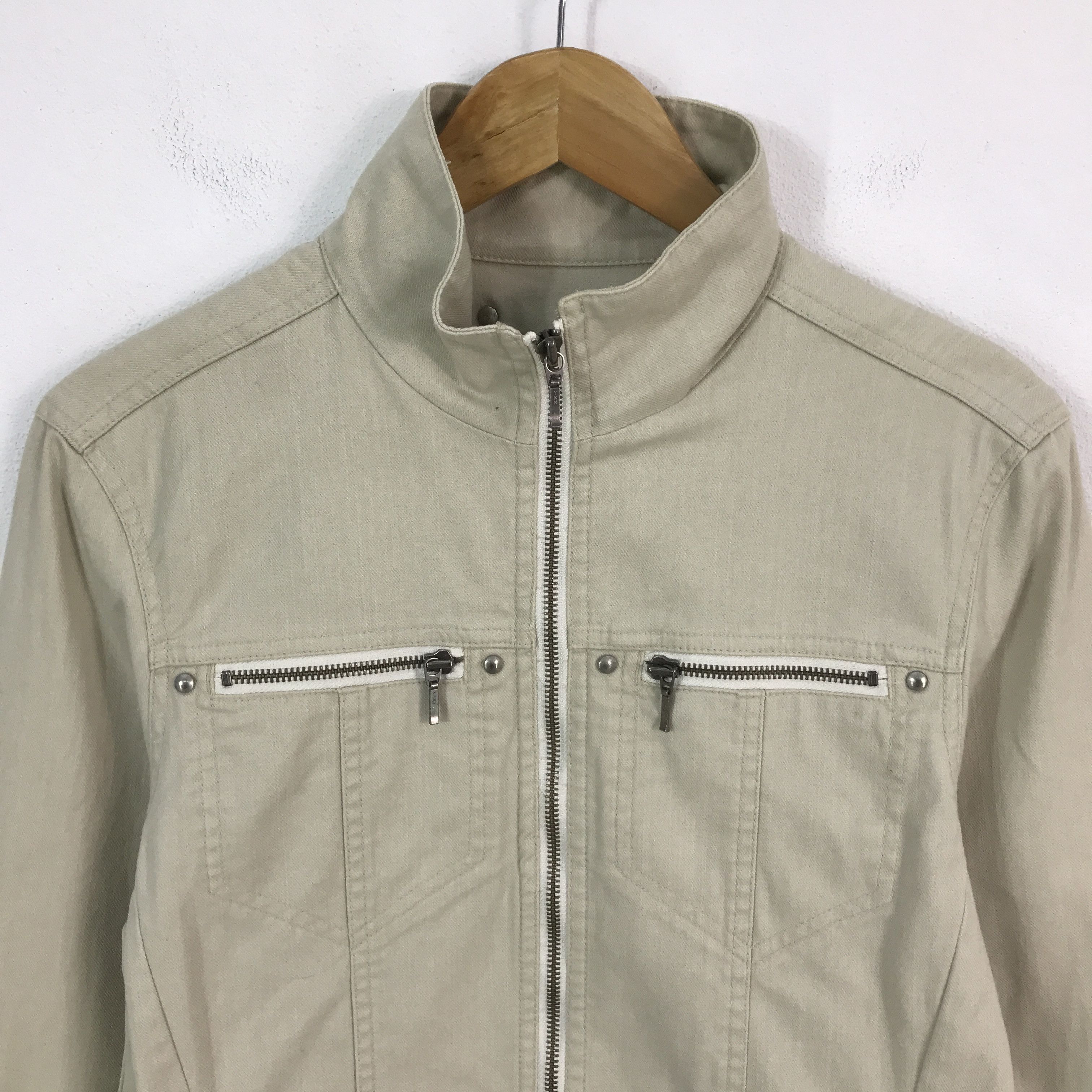 Japanese Brand punk morgan homme zipper jacket Size US L / EU 52-54 / 3 - 3 Thumbnail