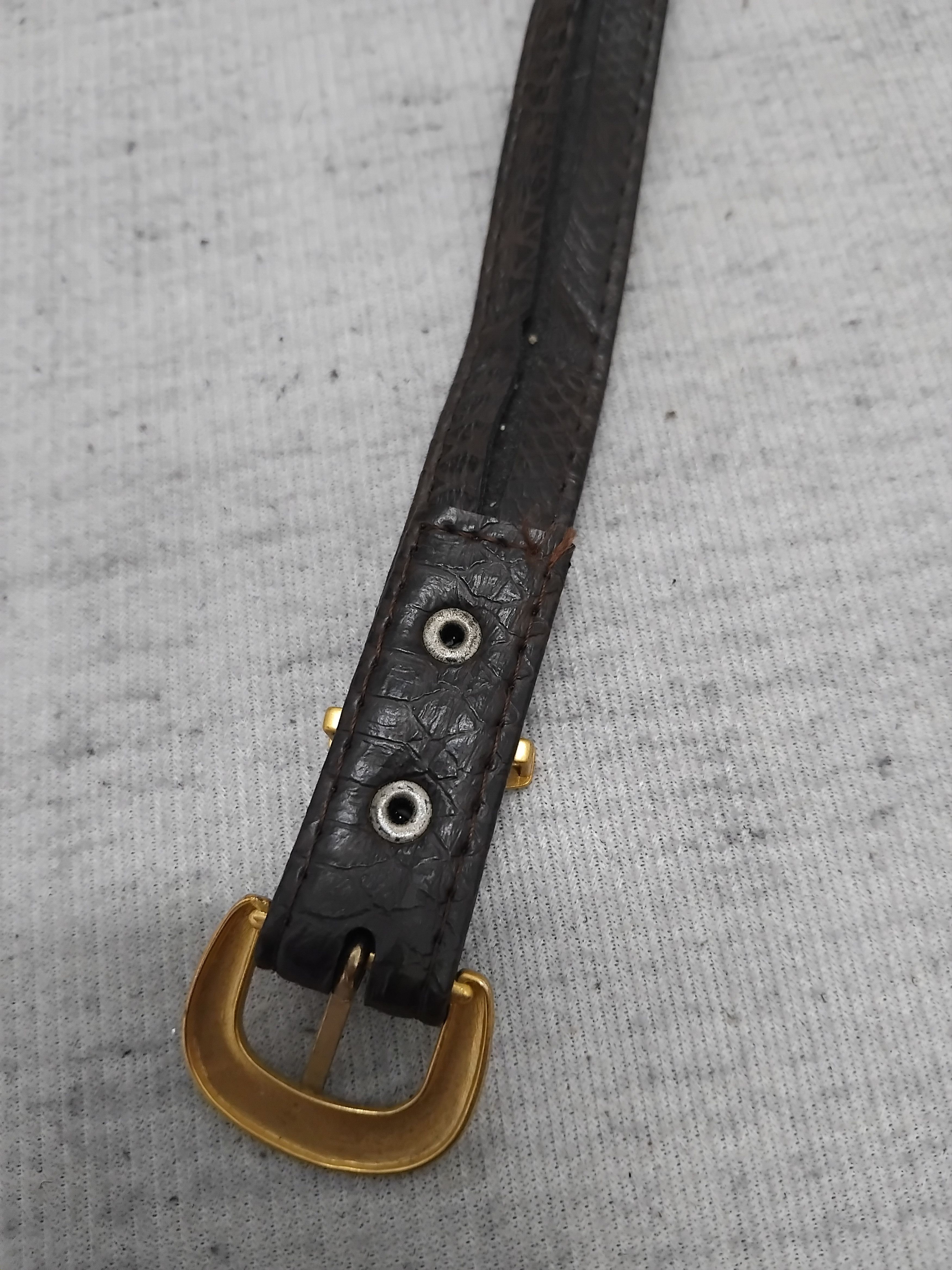 Japanese Brand 💥Rudolph Valentino brown colour belt Size ONE SIZE - 3 Thumbnail
