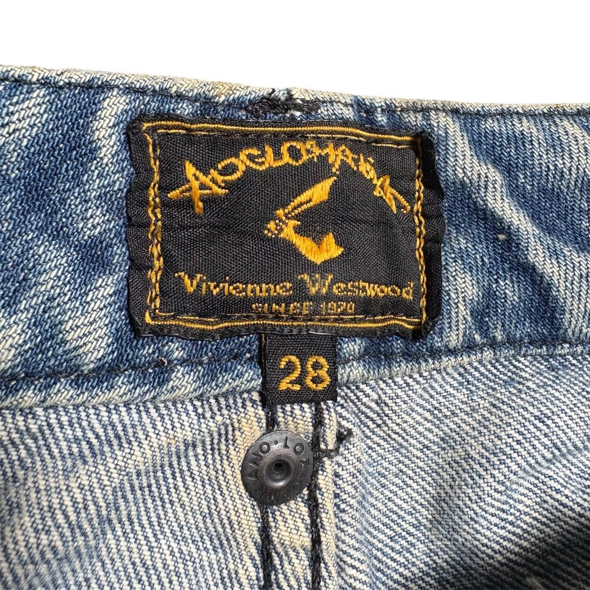 Vivienne Westwood Vivienne Westwood Anglomania Logo Jeans Denim Pants Size 28" / US 6 / IT 42 - 7 Thumbnail