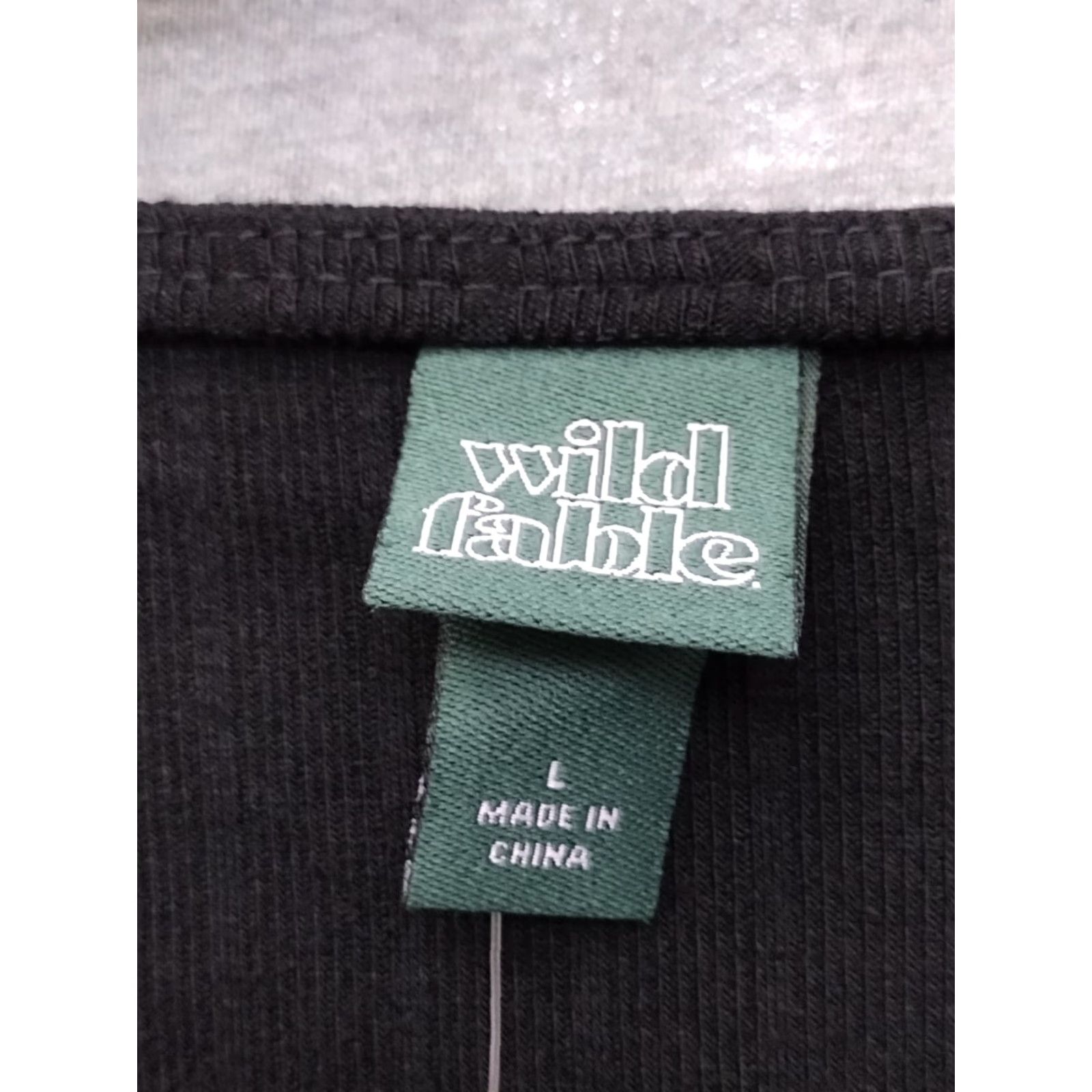 Vintage Wild Fable Dress Womens Black Long Sleeve Ribbed Midi Cut Out Back Size L Size L / US 10 / IT 46 - 4 Thumbnail