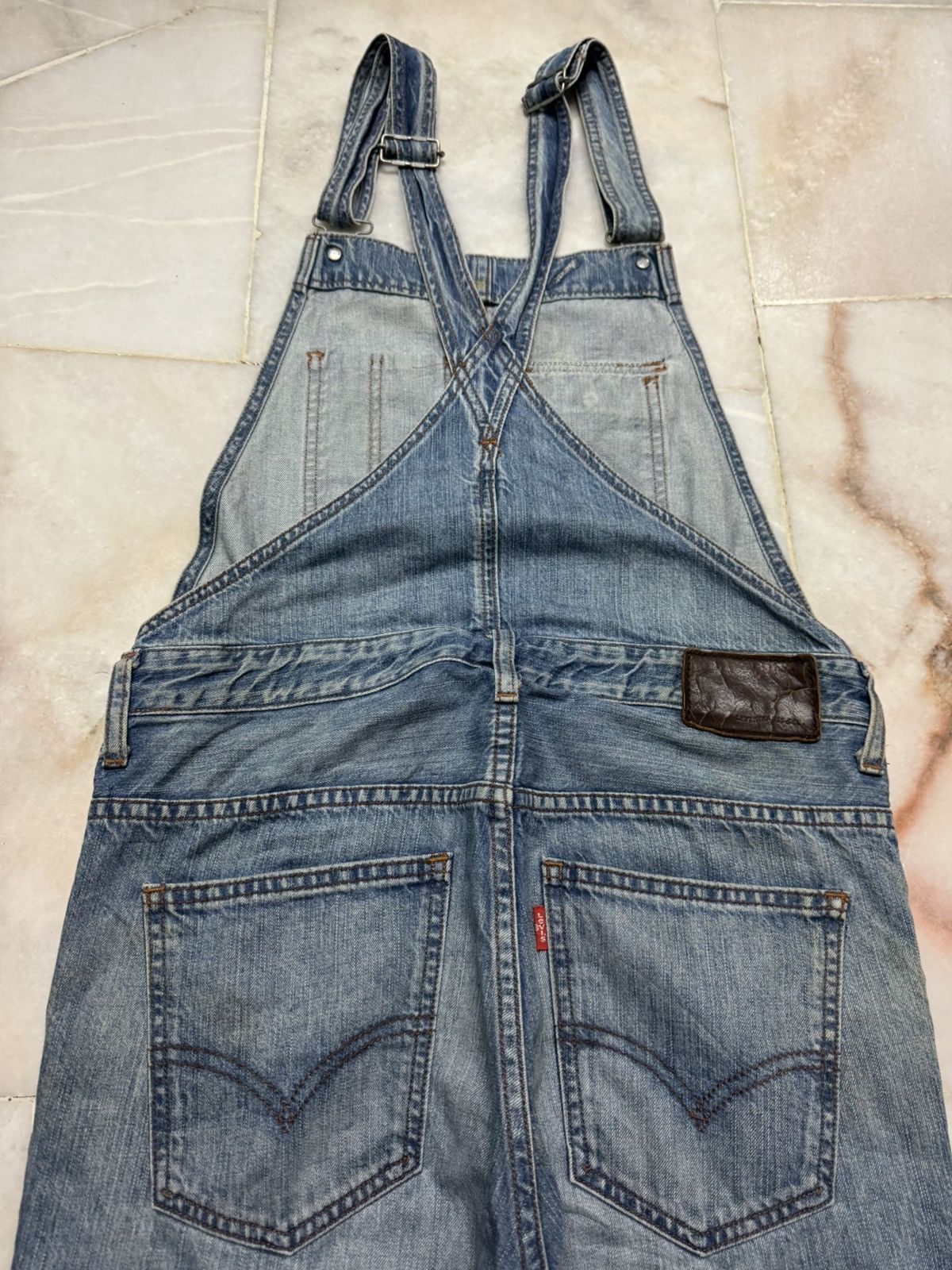 Levi's 💥FLARE💥90's LEVI'S RUSTY OVERALL RARE POCKET BOOTCUT MUDWASH Size US 30 / EU 46 - 9 Thumbnail