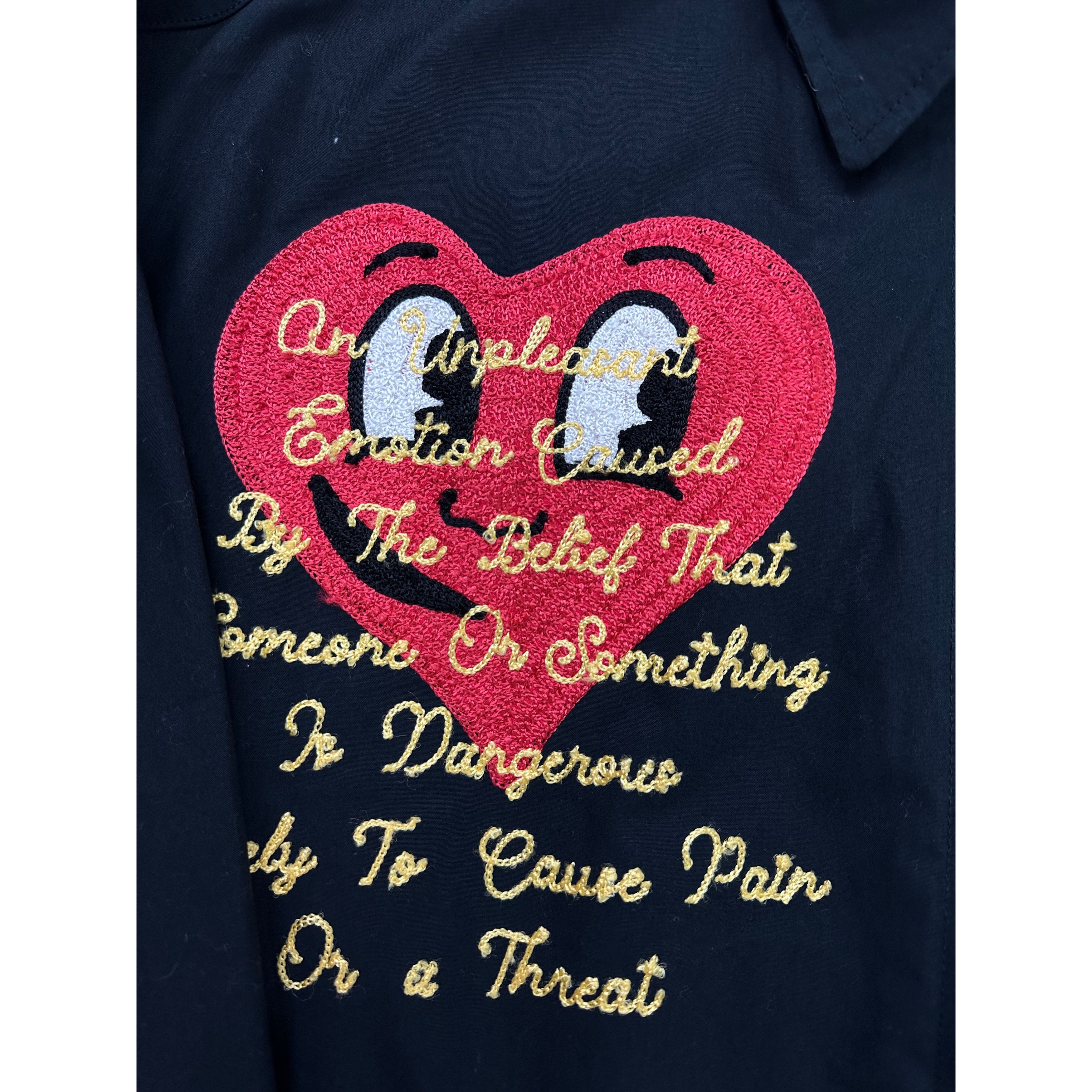 Saint Michael SAINT TEARS 'CHOSE YOUR SAVIOR' CHAIN-STITCHED COACH JACKET Size US XL / EU 56 / 4 - 11 Thumbnail