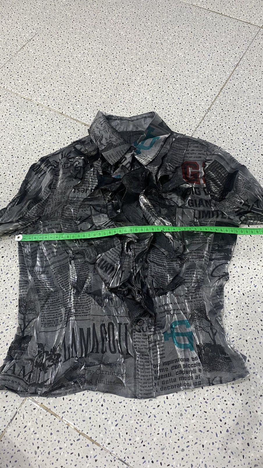 Japanese Brand Y2K Unknown Japanese Shimmer Button Up Size S / US 4 / IT 40 - 14 Thumbnail