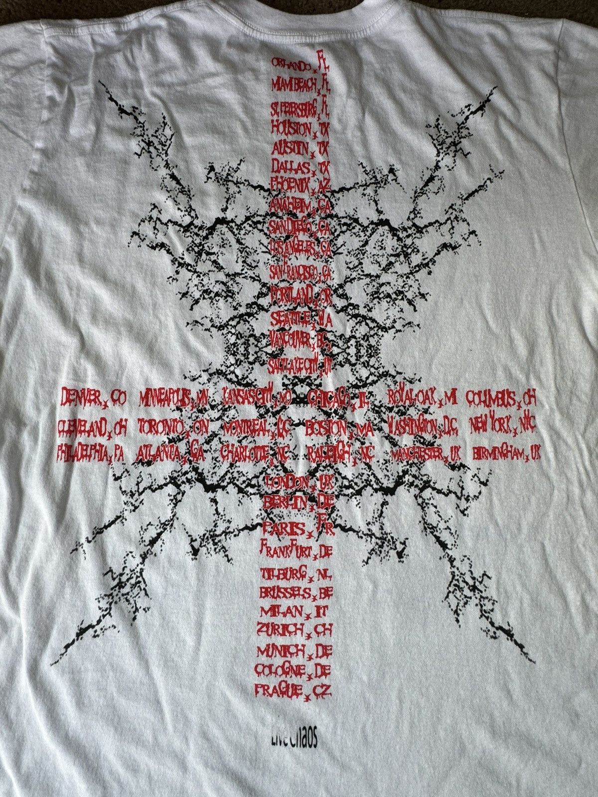 Ken Carson Ken Carson A Great Chaos Tour T-Shirt Size US XL / EU 56 / 4 - 3 Thumbnail