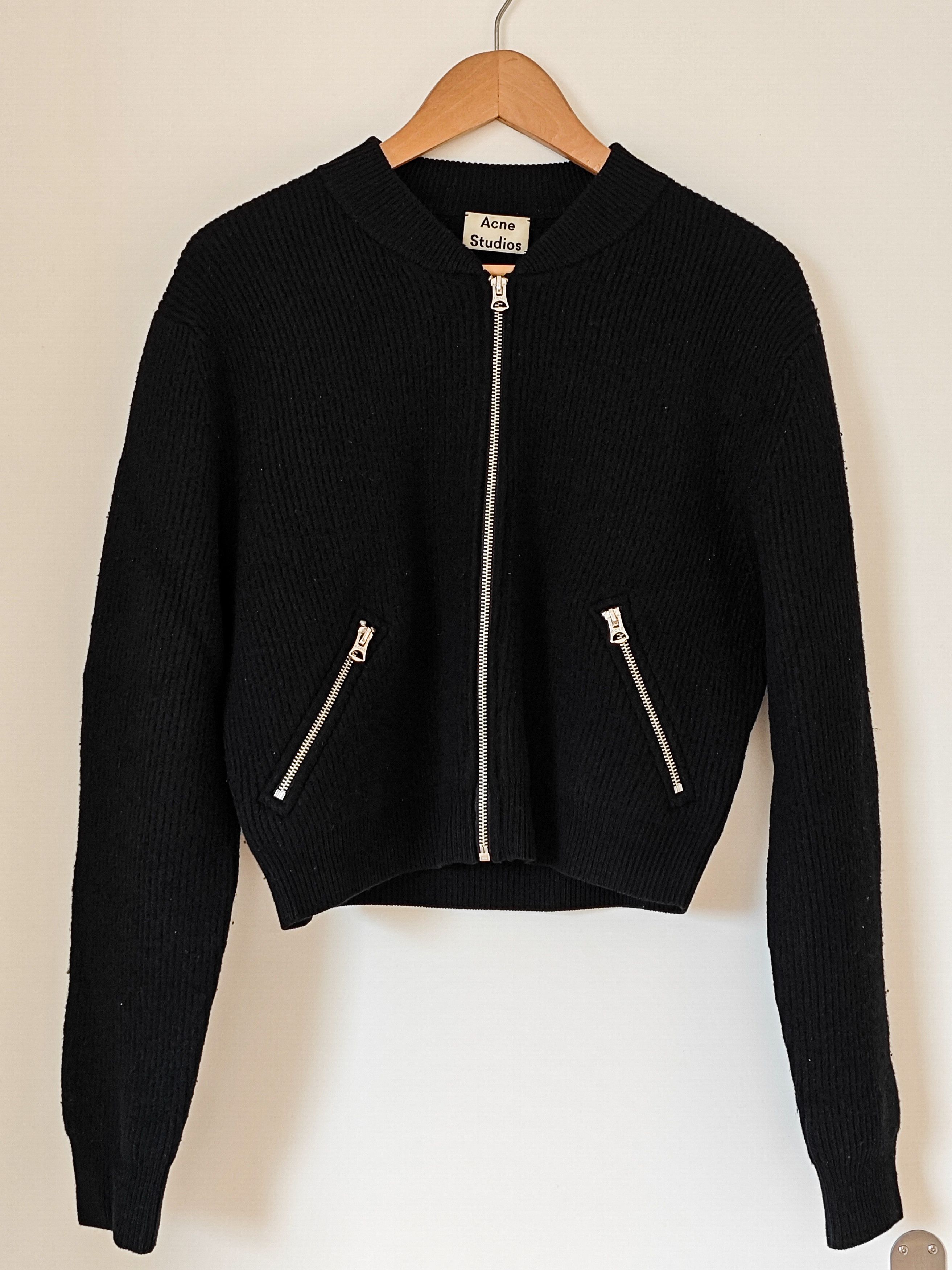 Acne Studios Acne Studios Olympia Boiled Knit Zip Jacket Size US XS / EU 42 / 0 - 1 Thumbnail