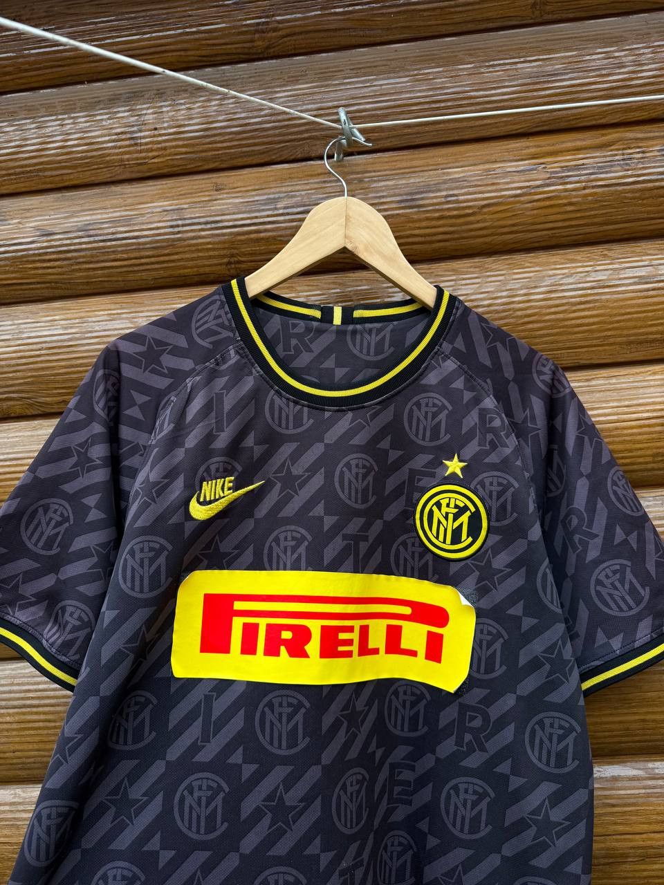 Nike INTER MILAN FOOTBALL SHIRT SOCCER JERSEY NIKE FIRELLI Size US M / EU 48-50 / 2 - 2 Thumbnail