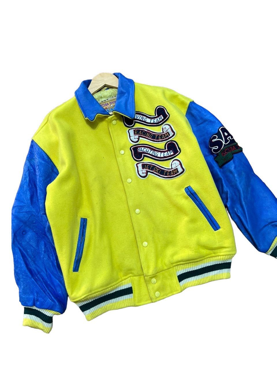Vintage Vintage SAS Scuba Diving Varsity Jacket Size US L / EU 52-54 / 3 - 2 Thumbnail