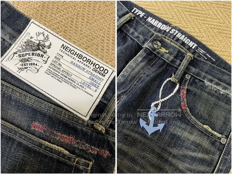 Neighborhood Neighborhood size S Red Cut King Dockers Washed Denim Pant Size US 27 - 5 Thumbnail