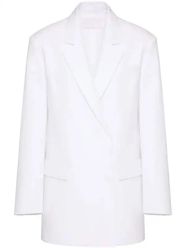 Valentino o1y0226 Blazer in White Size S / US 4 / IT 40 - 1 Thumbnail