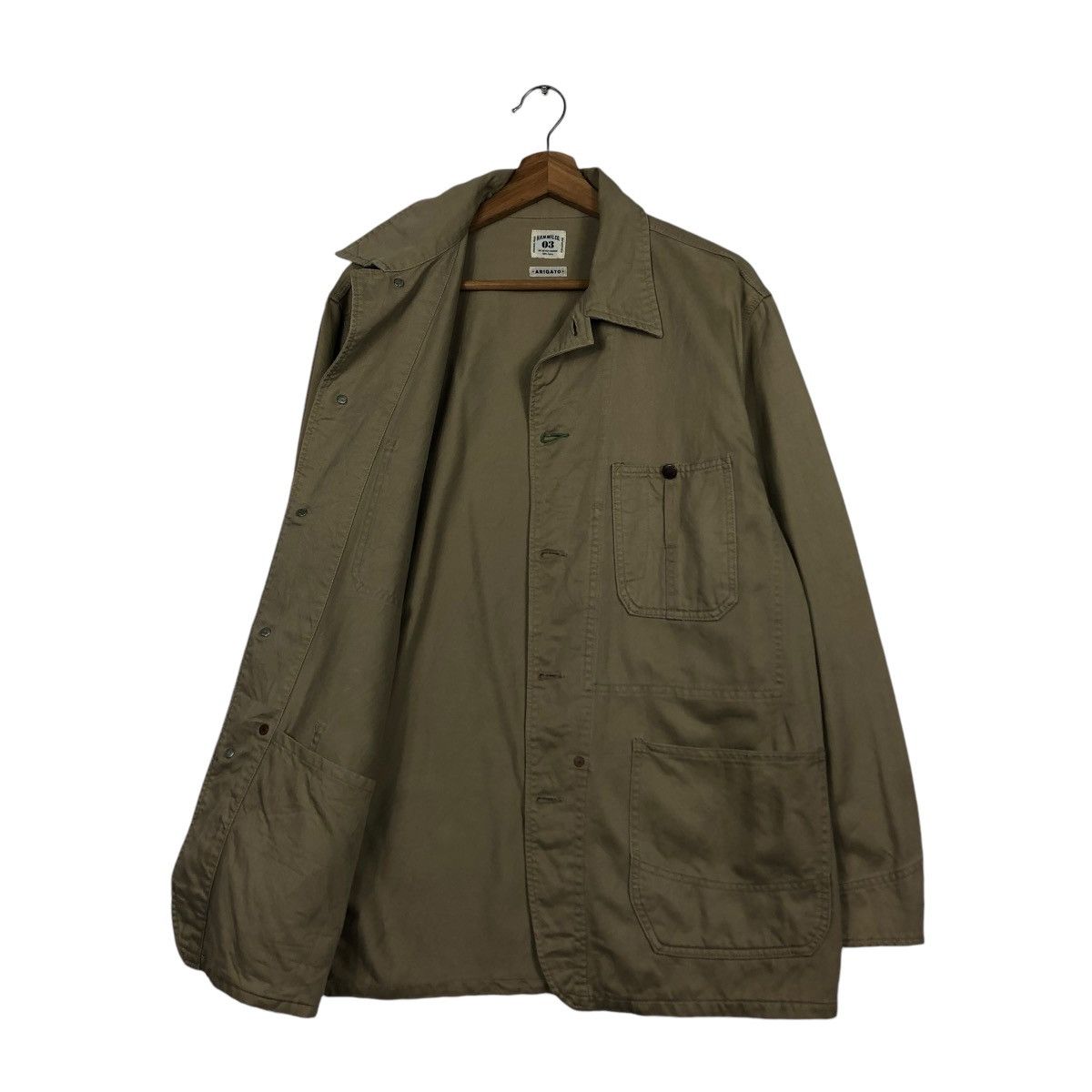 45rpm 🔥VINTAGE CHORE WORKER JACKET H.R.M MFG CO ARIGATO JAPAN Size US M / EU 48-50 / 2 - 13 Thumbnail