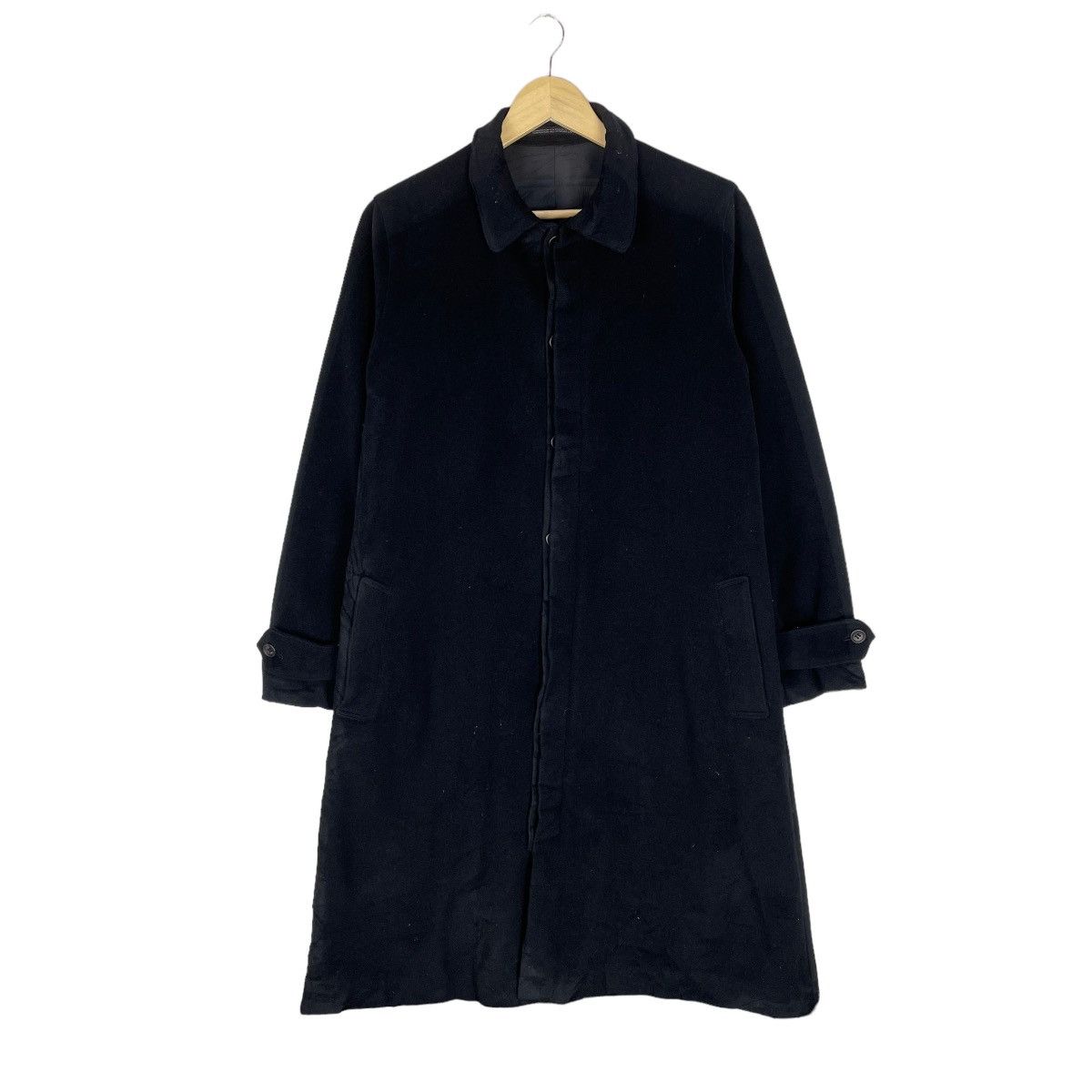 Yohji Yamamoto 🌟Y’S YOHJI YAMAMOTO CASHMERE LONG BUTTON JACKET Size L / US 10 / IT 46 - 4 Thumbnail