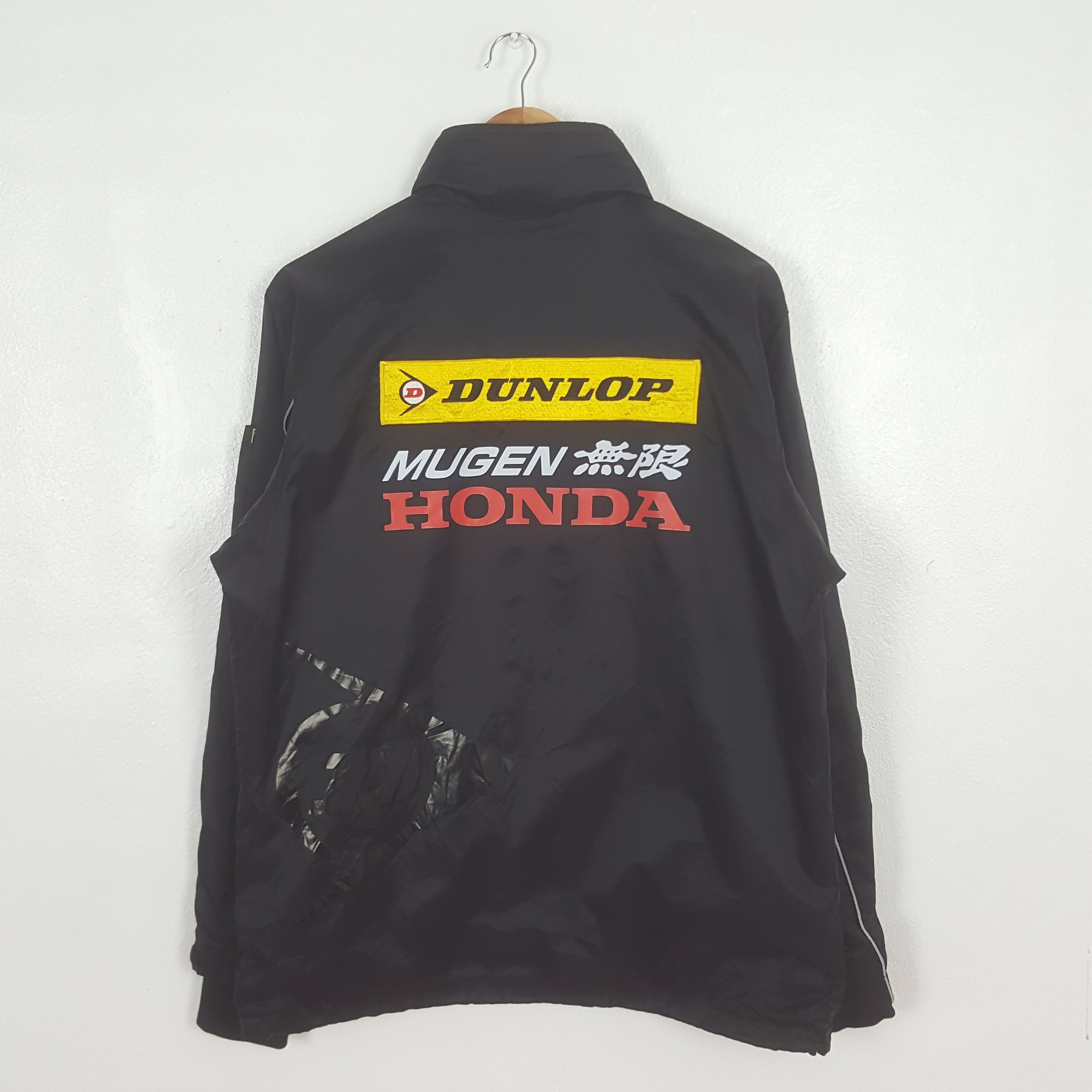 Honda Vintage Dunlop X Mugen Honda Racing Custom Jacket C322N20 Size US M / EU 48-50 / 2 - 1 Thumbnail