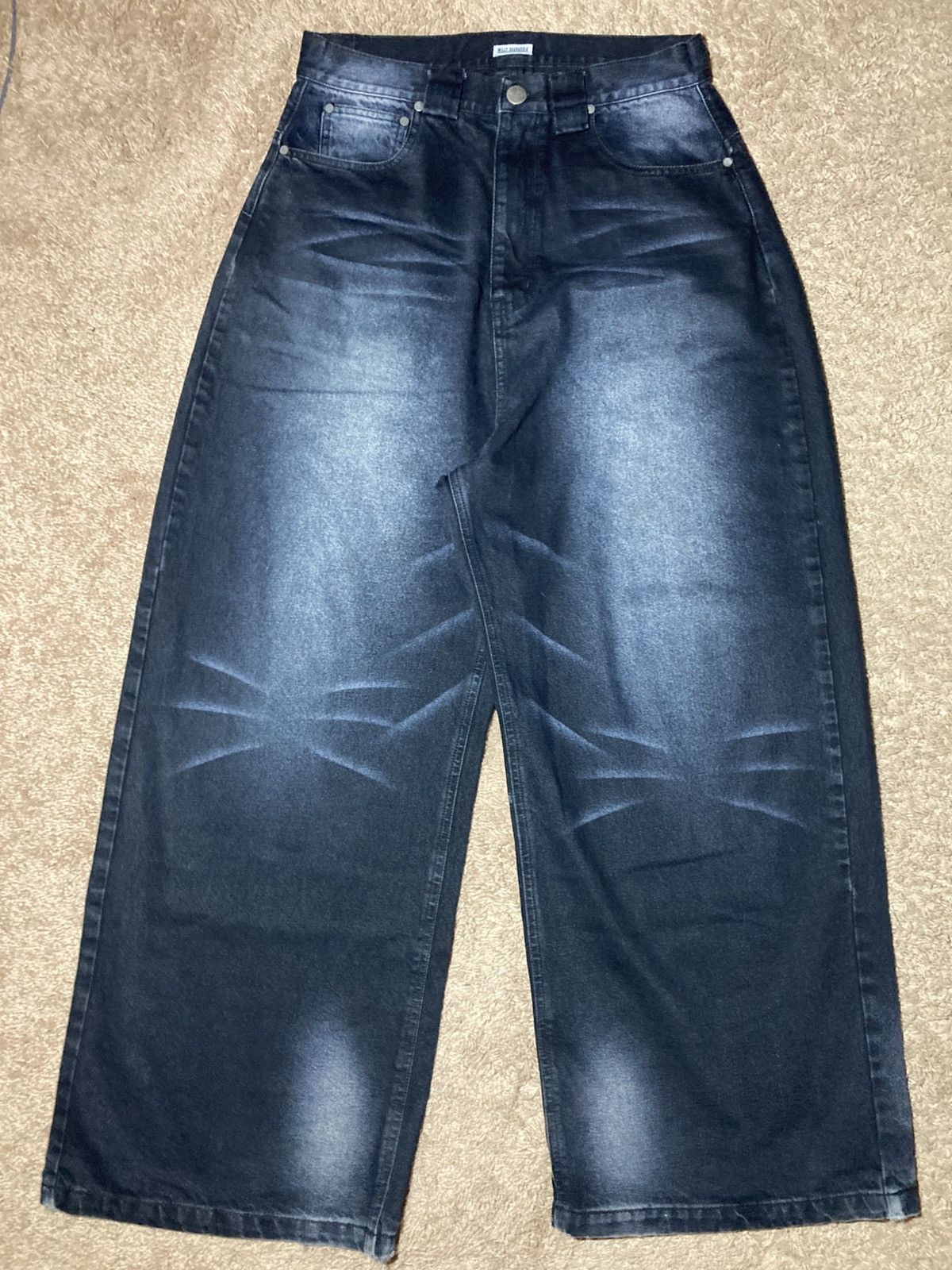 Willy Chavarria AW22 Willy Chavarria Santee Alley Jeans Faded 2022 Whisker Size US 32 / EU 48 - 1 Thumbnail