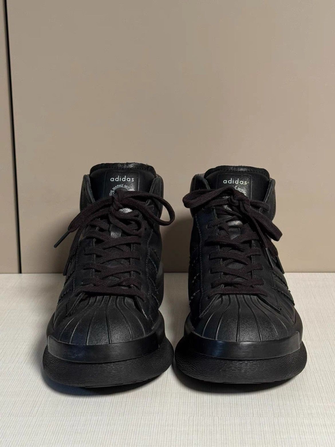 Adidas Rick Owens x Adidas shell front Hi-top Sneaker-2507 Size US 8 / EU 41 - 8 Thumbnail