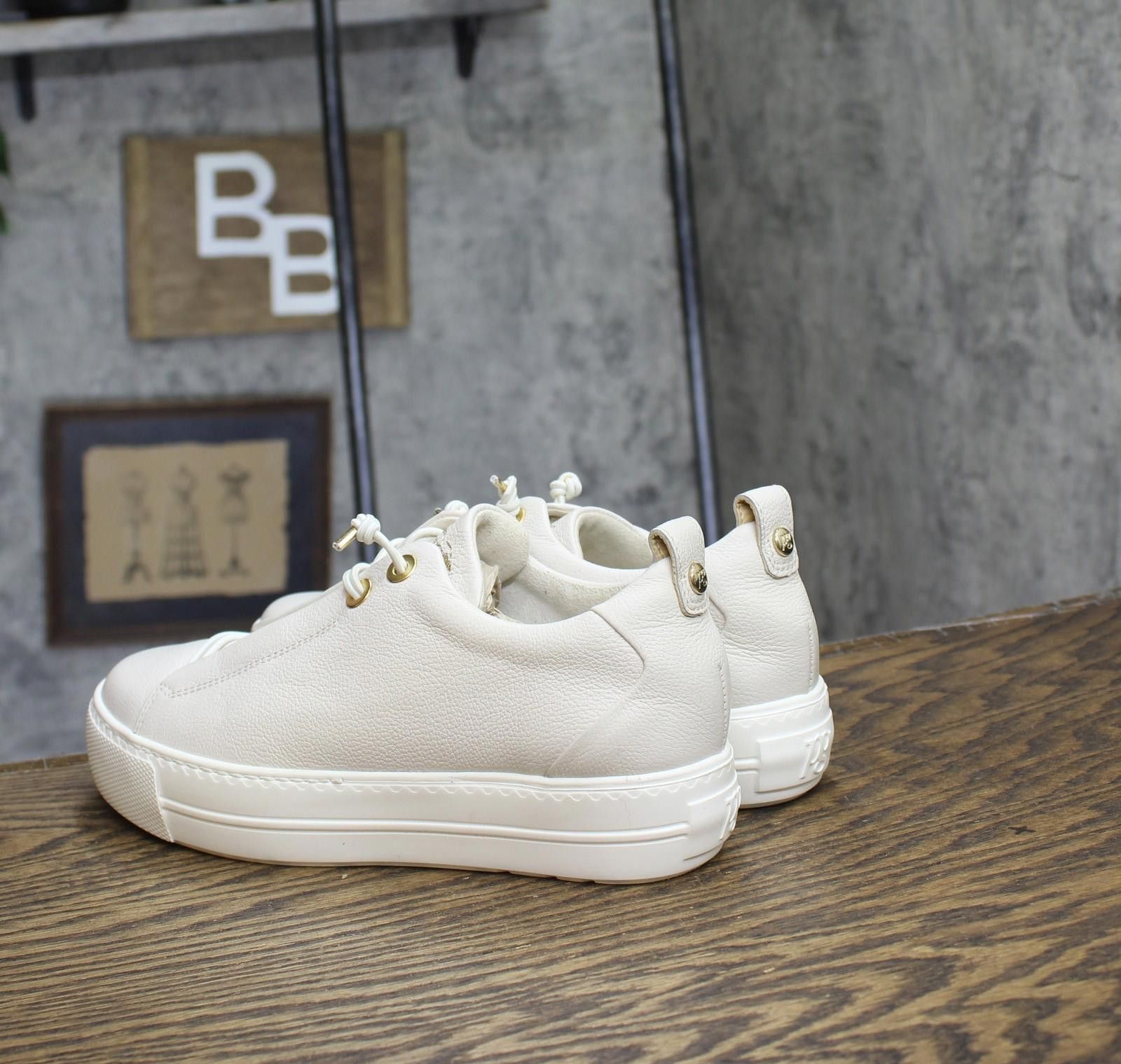 Other Paul Green Faye Sneakers Low Top 5017 Ivory Off White 7m Size US 7 / IT 37 - 2 Thumbnail