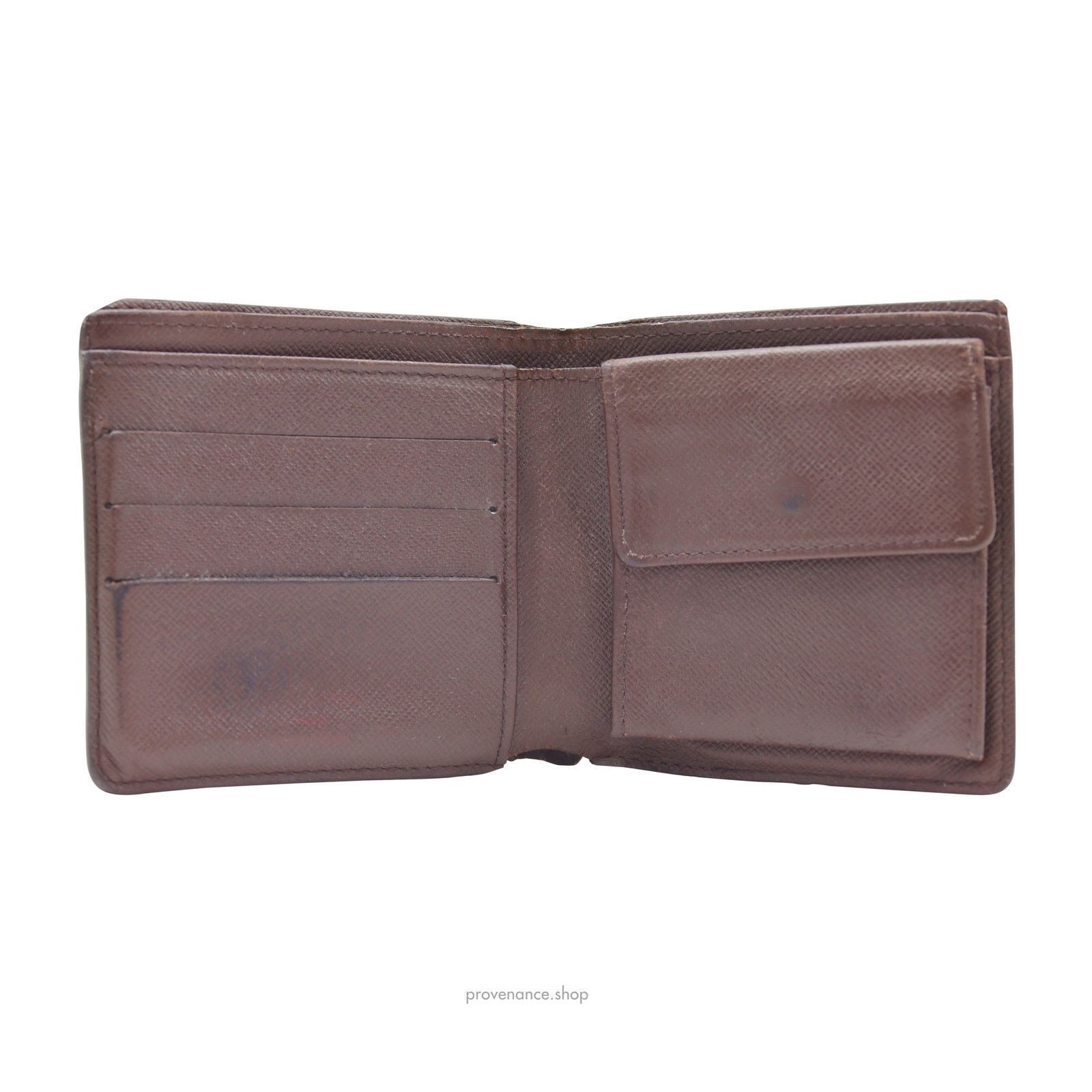 Louis Vuitton 🔴 Louis Vuitton Marco Wallet - Damier Ebene Size ONE SIZE - 6 Thumbnail