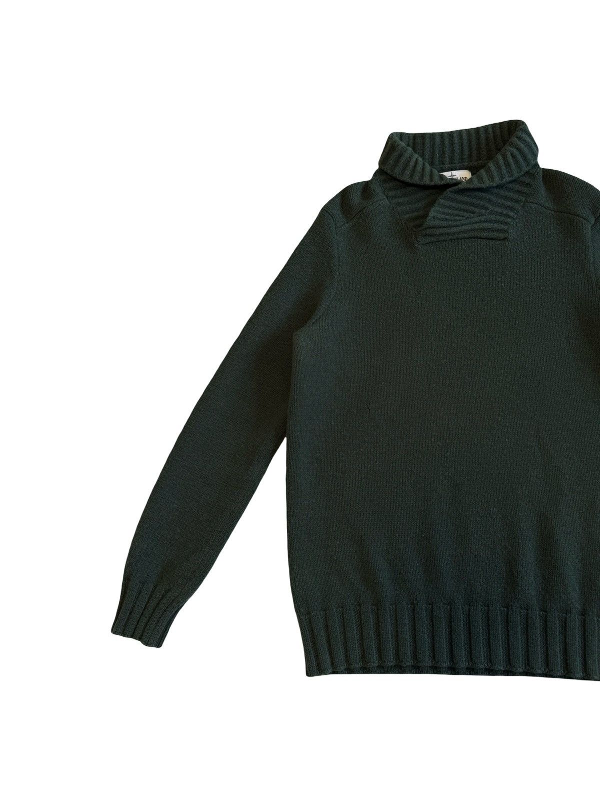 Stone Island Stone Island Knitted Sweater Wool Blend Old Money Hype Sz XL Size US XL / EU 56 / 4 - 3 Thumbnail