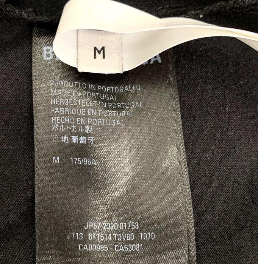 Balenciaga Balenciaga logo letter pattern printed round neck black cot Size US M / EU 48-50 / 2 - 7 Thumbnail