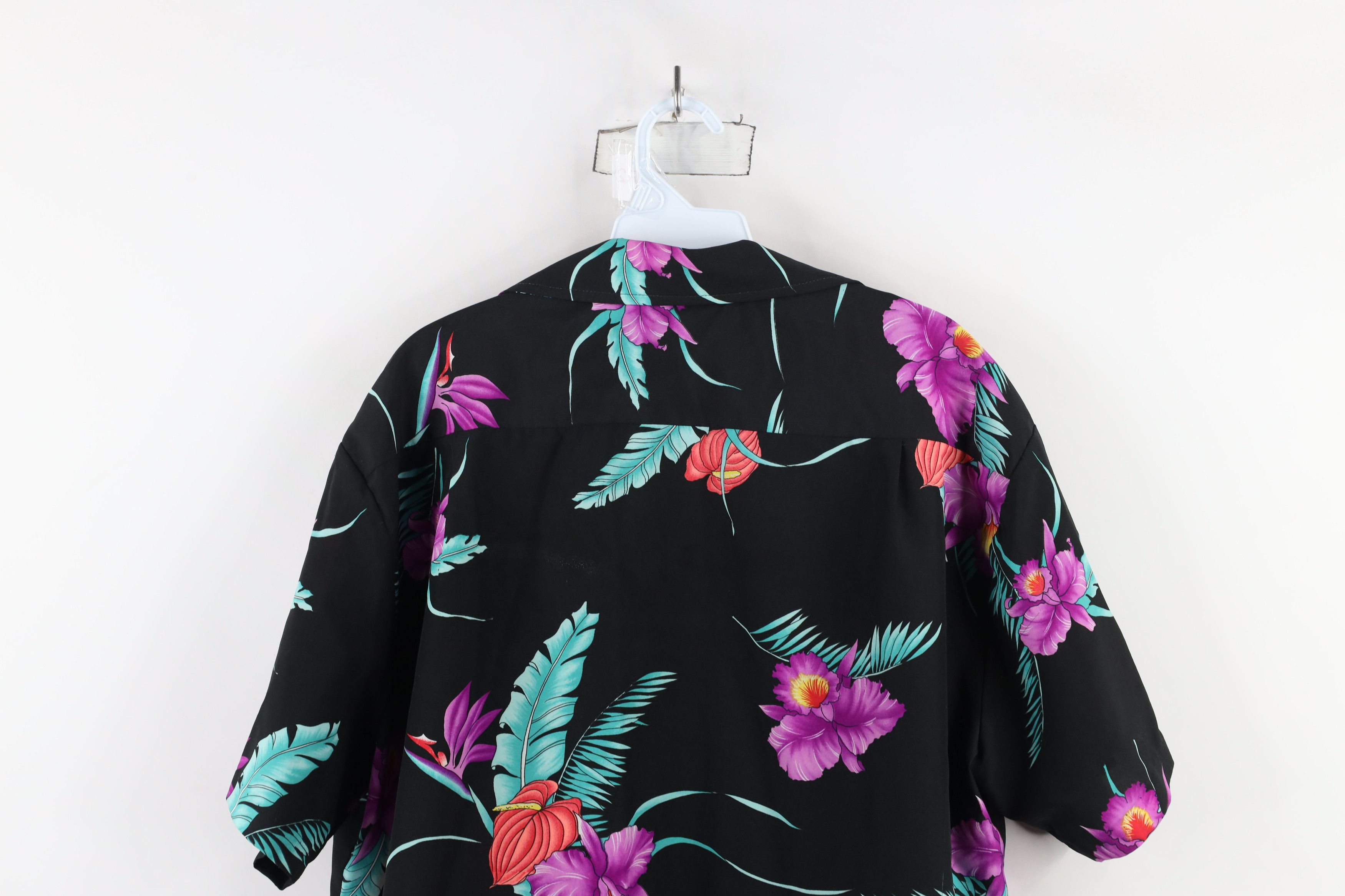 Vintage Vintage 60s 70s Rockabilly Camp Collar Button Shirt USA Size US XXL / EU 58 / 5 - 13 Thumbnail
