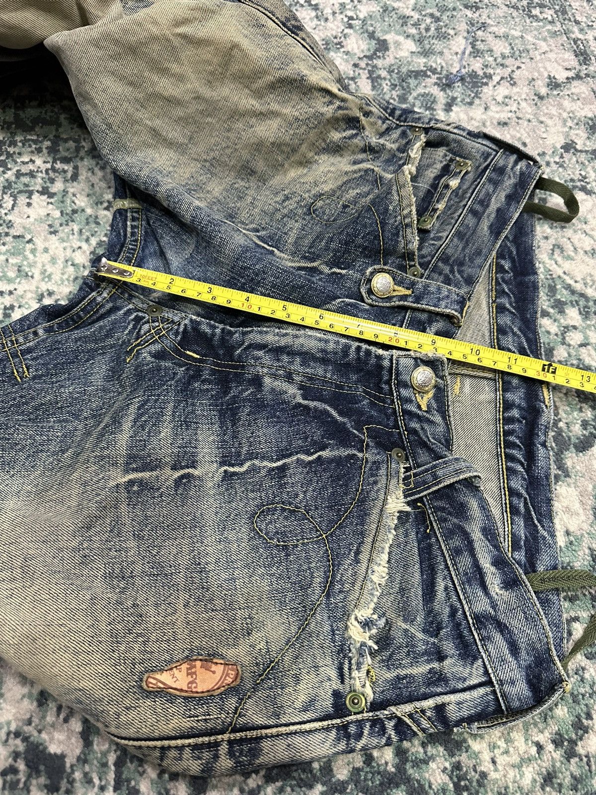 Marithe + Francois Girbaud Marithe+ Francois Girbaud X Full Metal Jacket Denim Pants Size US 30 / EU 46 - 18 Thumbnail